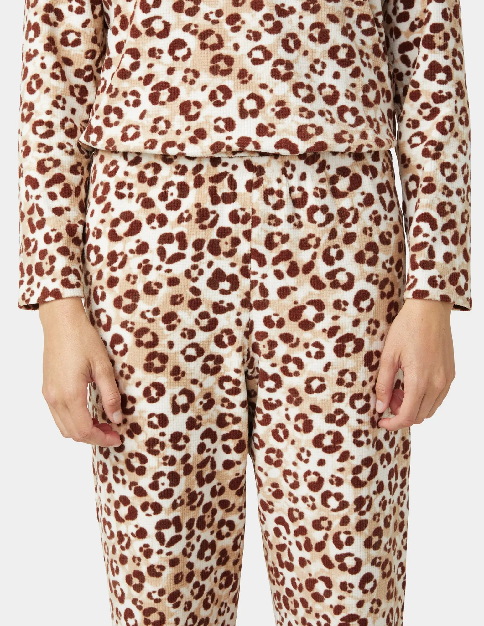 Waffle Fleece PJ Set sold by HUE product image thumbnail 5