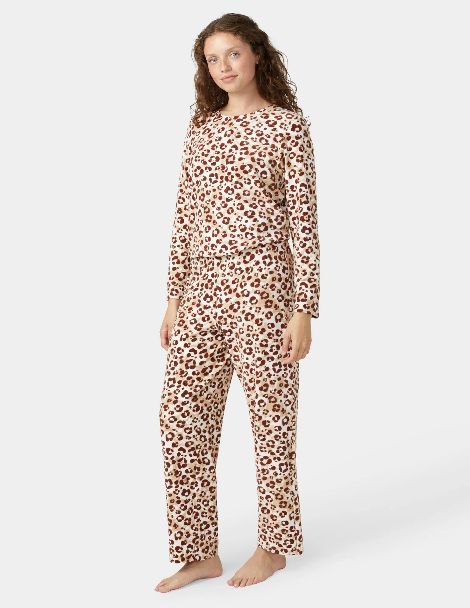 Waffle Fleece PJ Set sold by HUE product image thumbnail 3