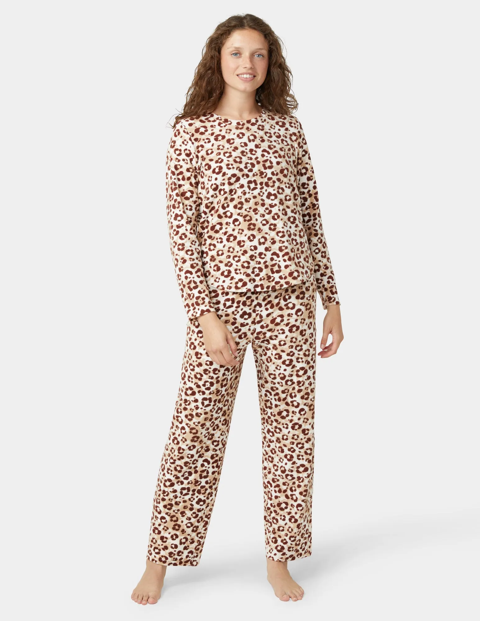 Waffle Fleece PJ Set sold by HUE
