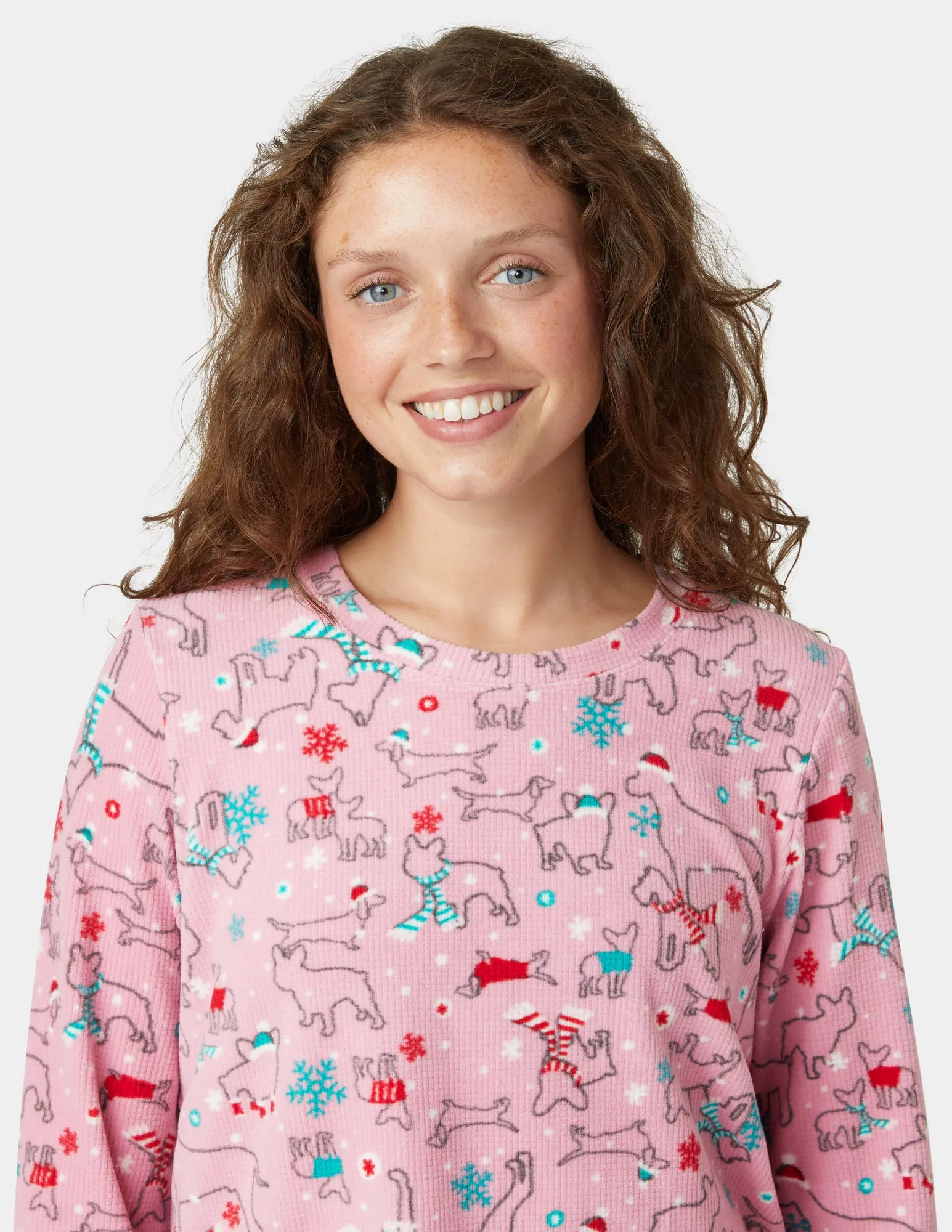 Waffle Fleece PJ Set sold by HUE product image thumbnail 4