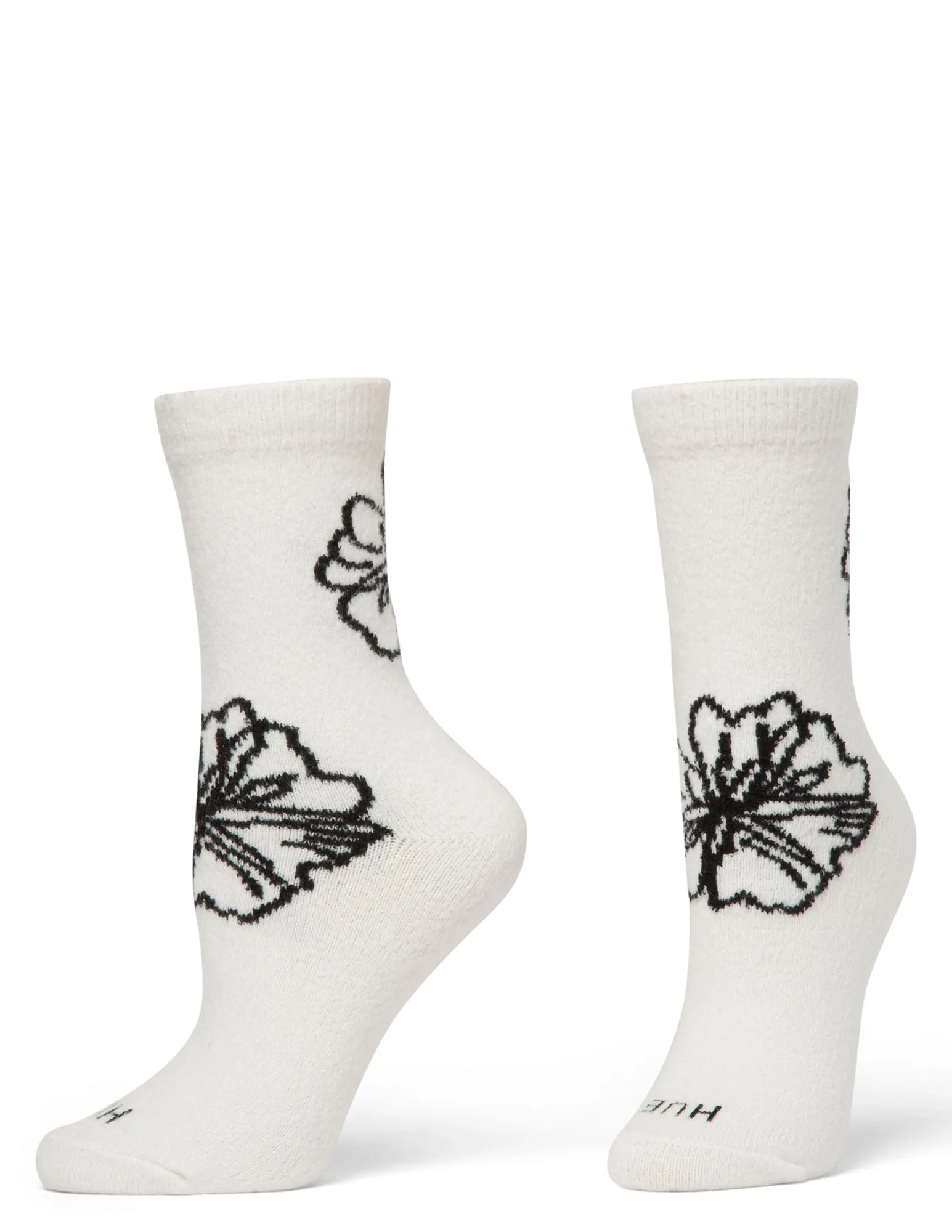 Placed Flower Crew Sock 2 Pair Pack sold by HUE product image thumbnail 3