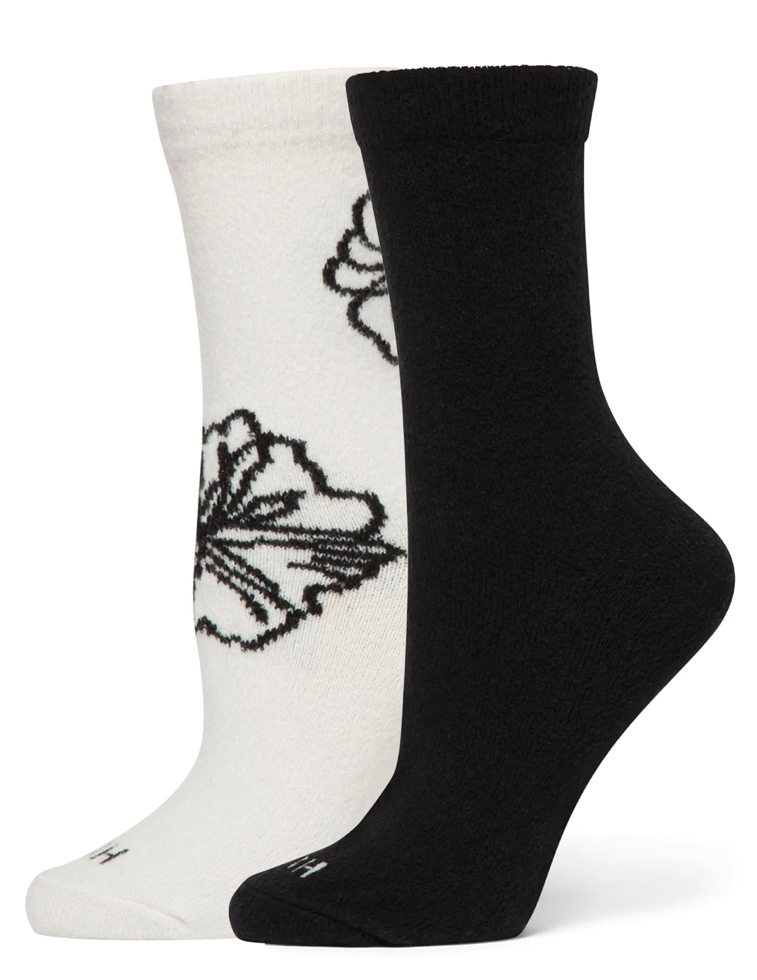 Placed Flower Crew Sock 2 Pair Pack sold by HUE product image thumbnail 4