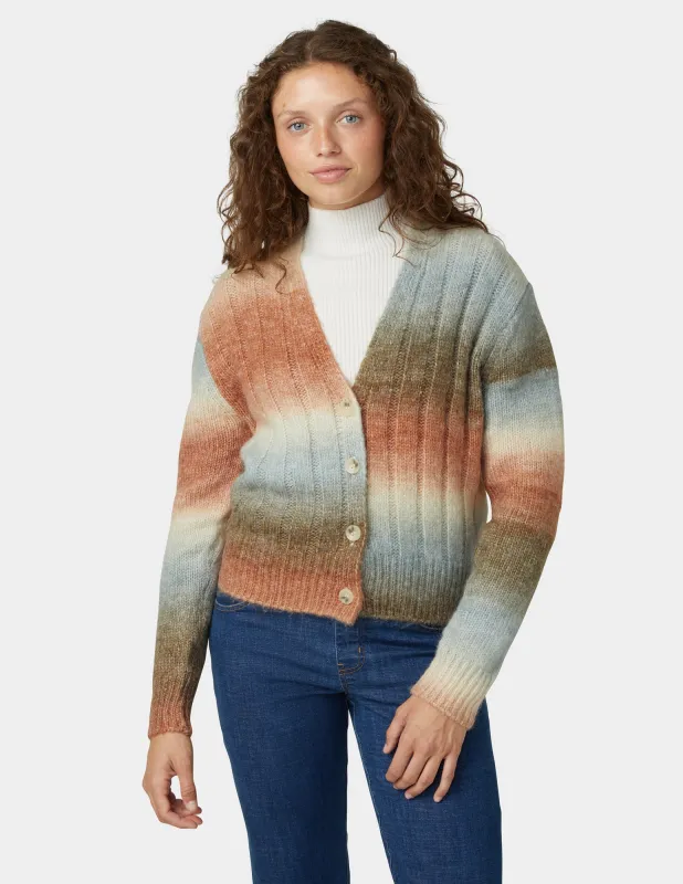 Ombré Cardigan sold by HUE