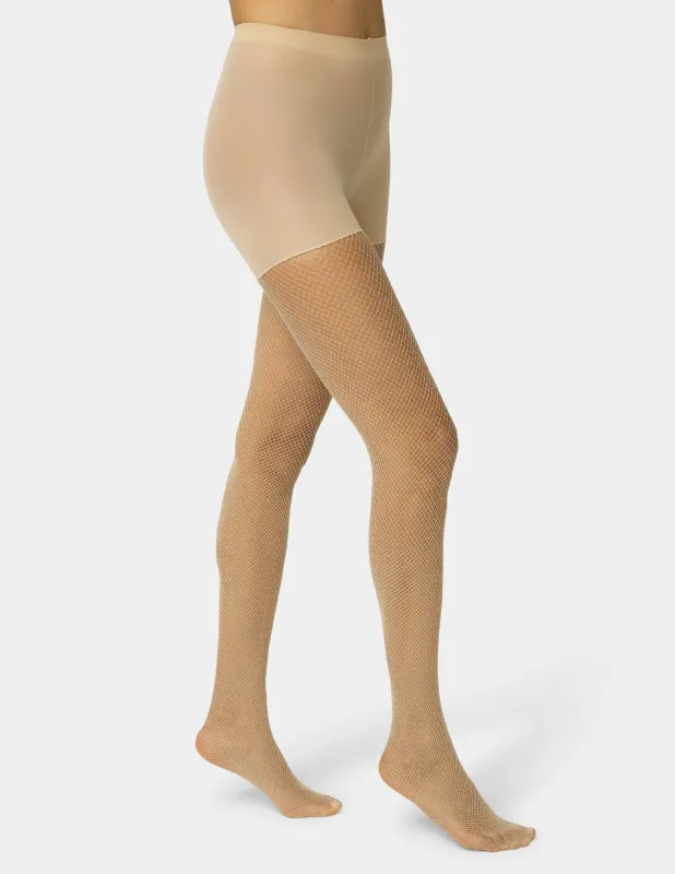 Fishnet Control Top Sheer Tights sold by HUE