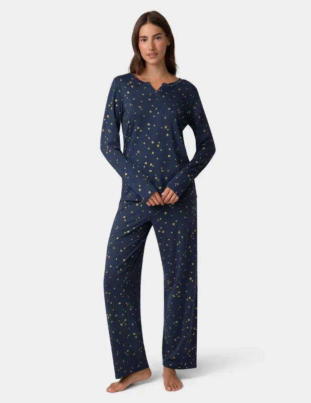 Timeless Jersey PJ Set sold by HUE