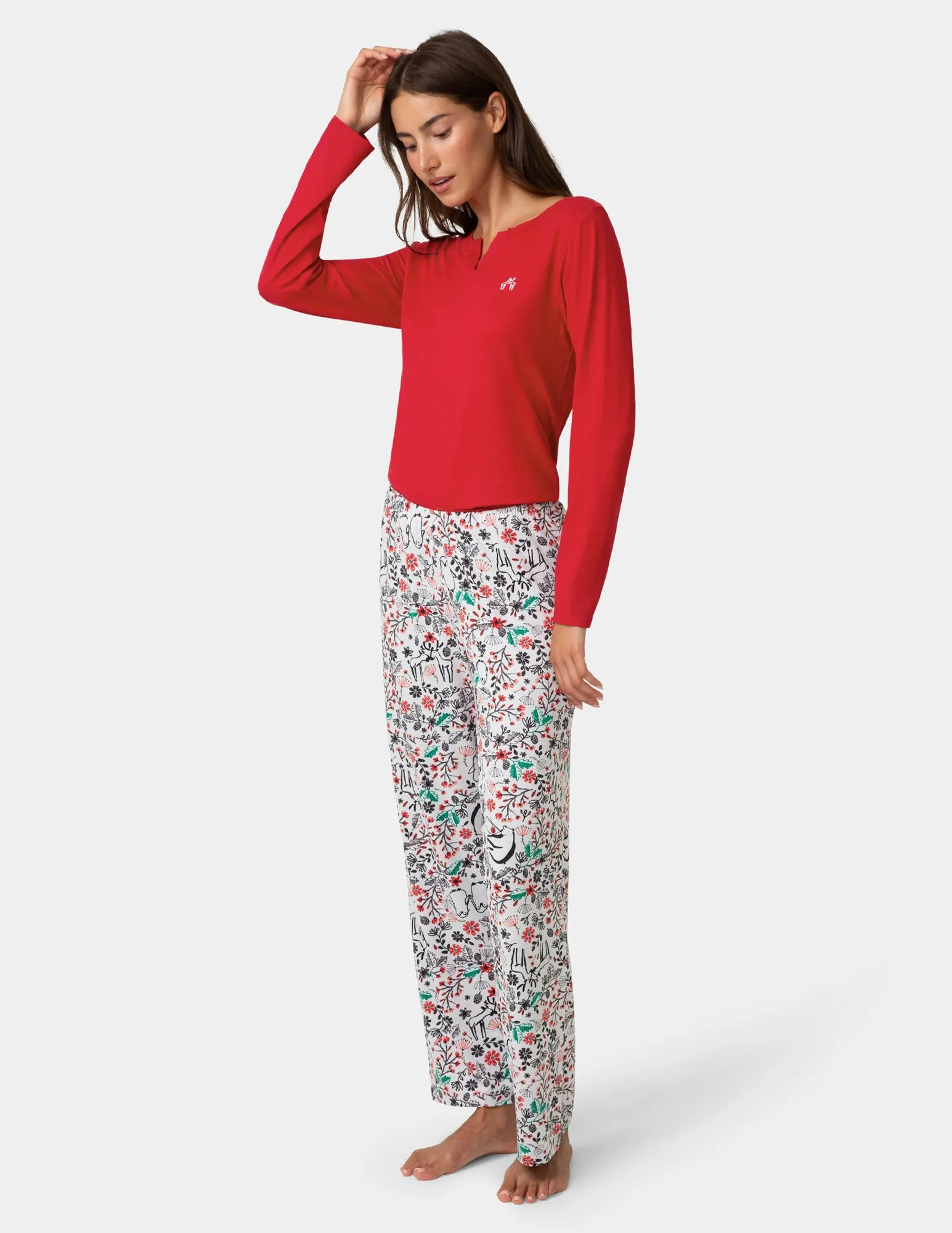 Timeless Jersey PJ Set sold by HUE product image thumbnail 4