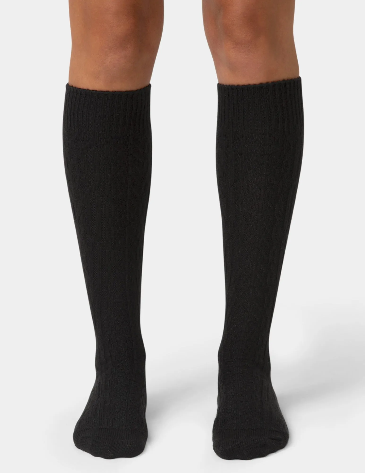 Cable Knee Sock sold by HUE product image thumbnail 4
