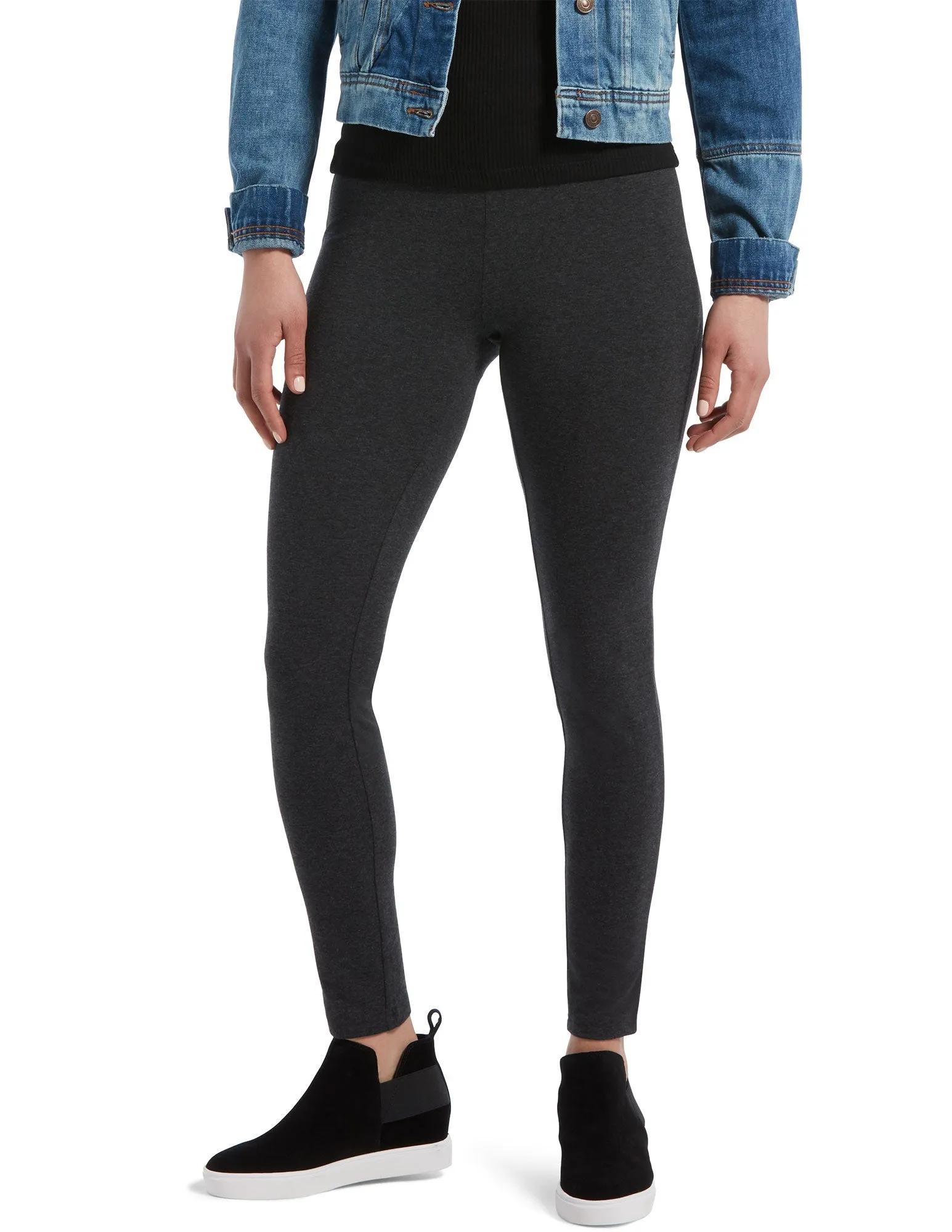Wide Waistband Blackout Cotton Leggings sold by HUE