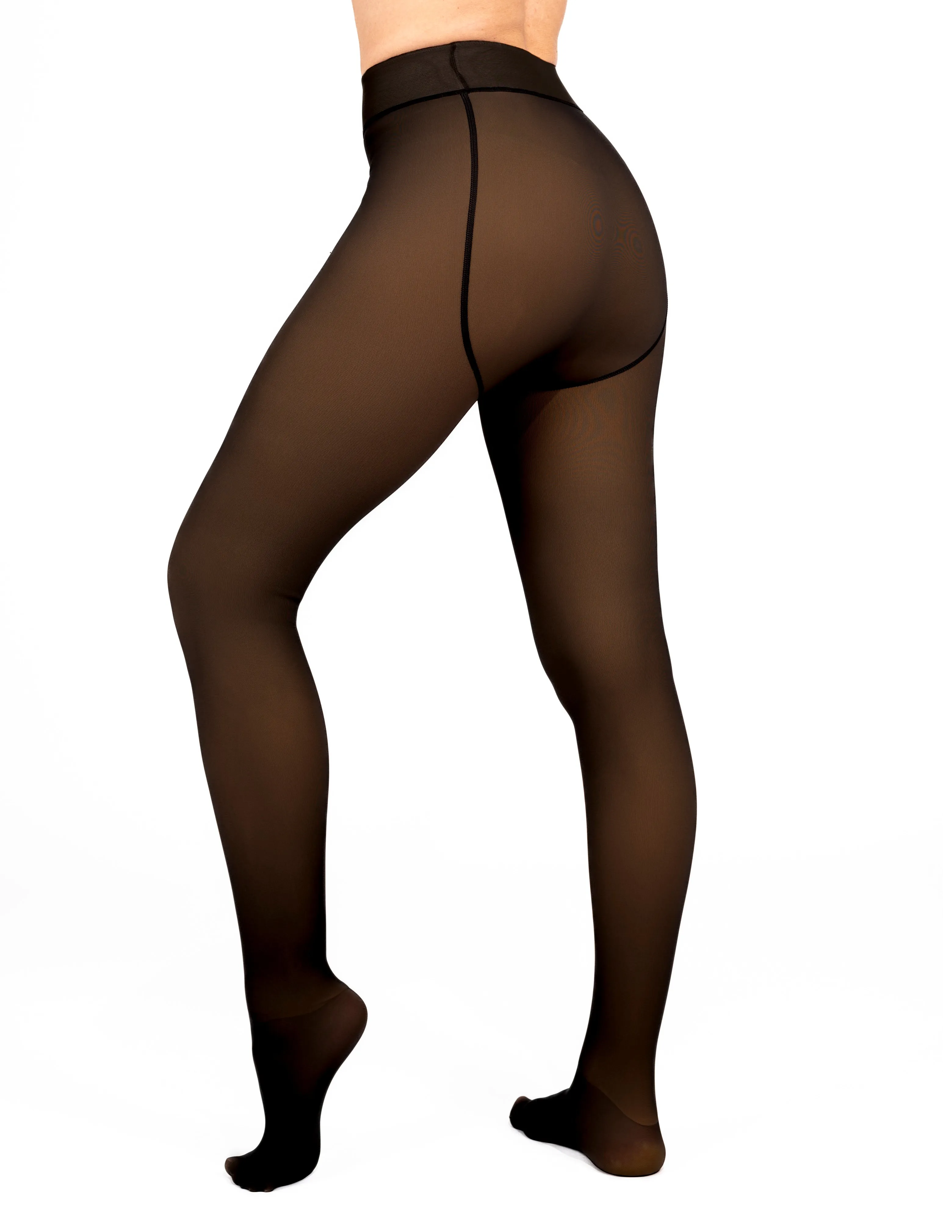 Faux Sheer Fleece-Lined Tights sold by HUE product image thumbnail 2