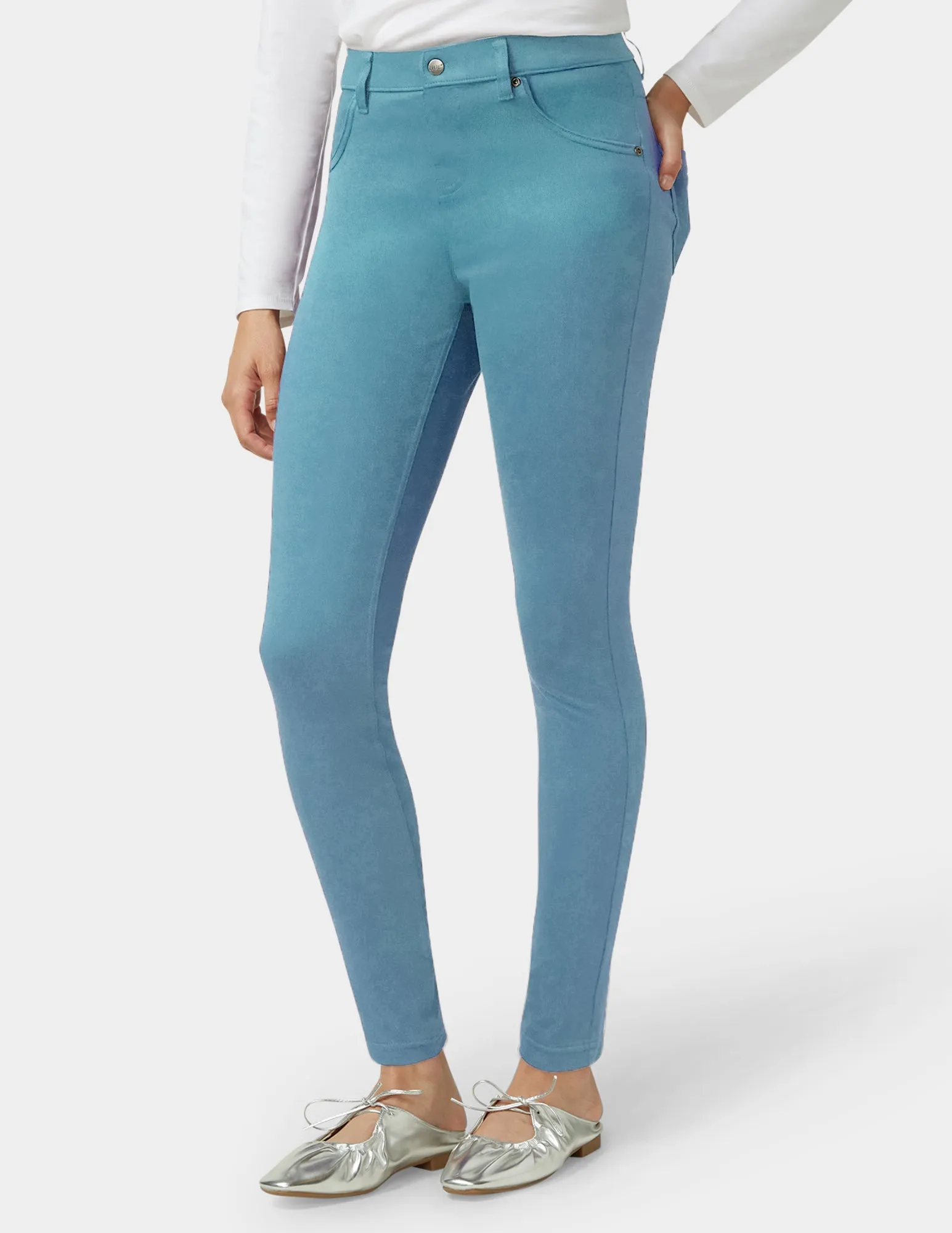 Ultra Soft Denim Legging sold by HUE product image thumbnail 4
