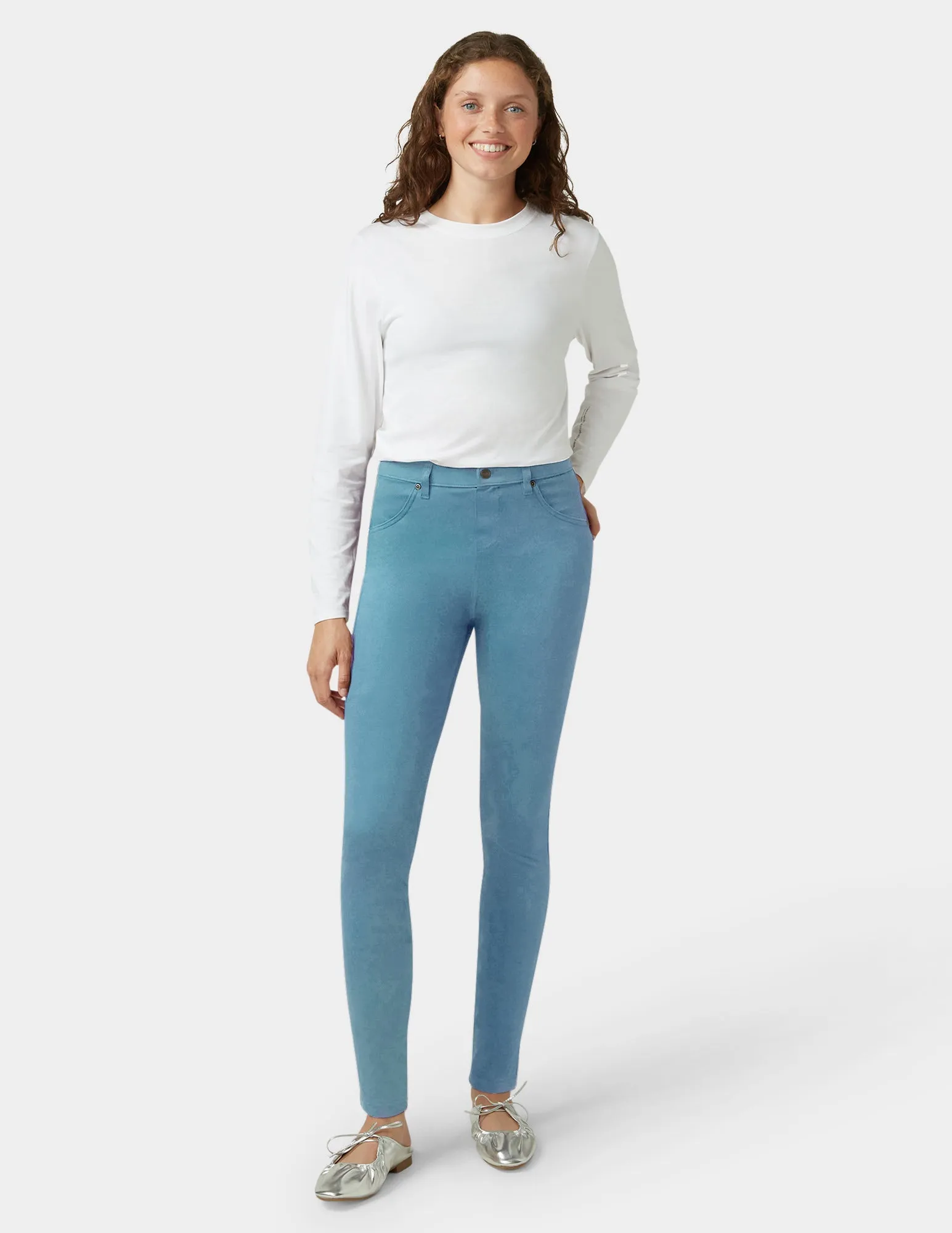 Ultra Soft Denim Legging sold by HUE product image thumbnail 2