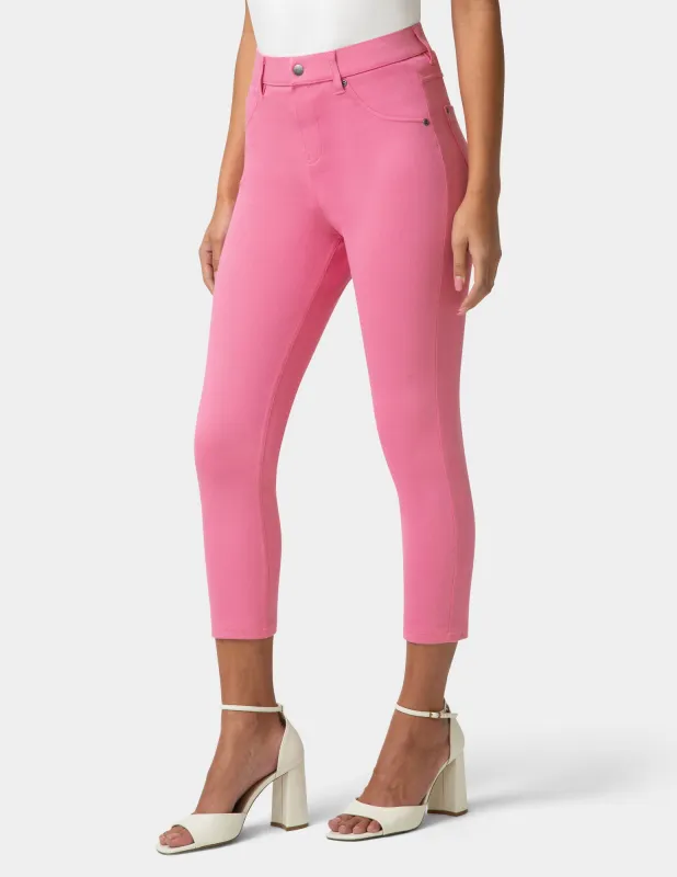 Hi-Rise Ultra Soft Denim Capri Legging sold by HUE