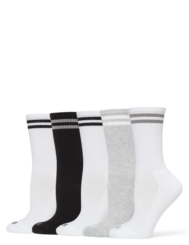 Sport Crew 5 Pair Pack sold by HUE