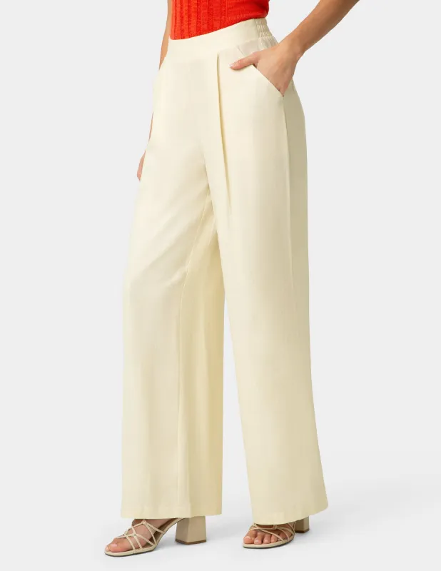 Coastal Linen Palazzo Pant sold by HUE