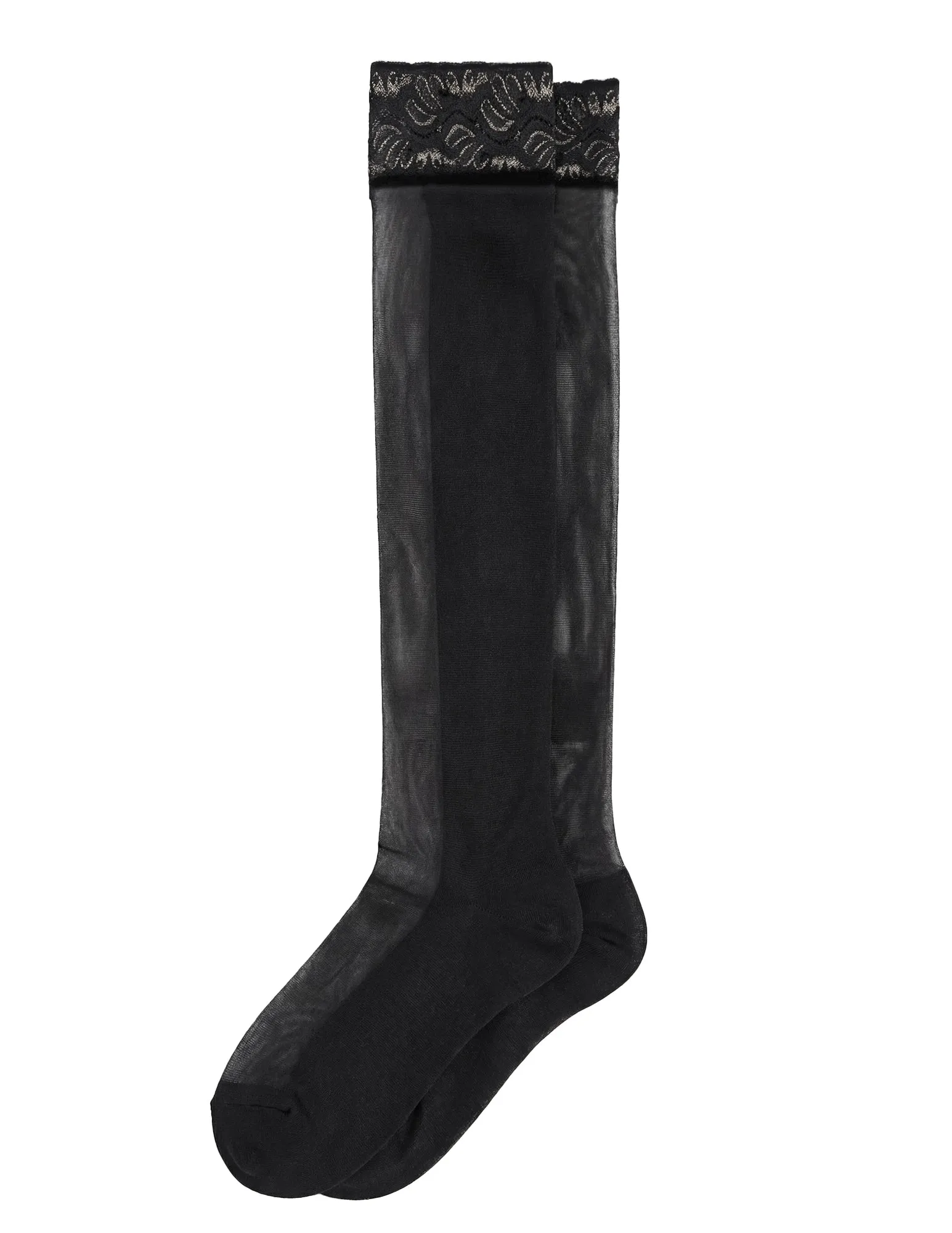 French Lace Thigh High sold by HUE