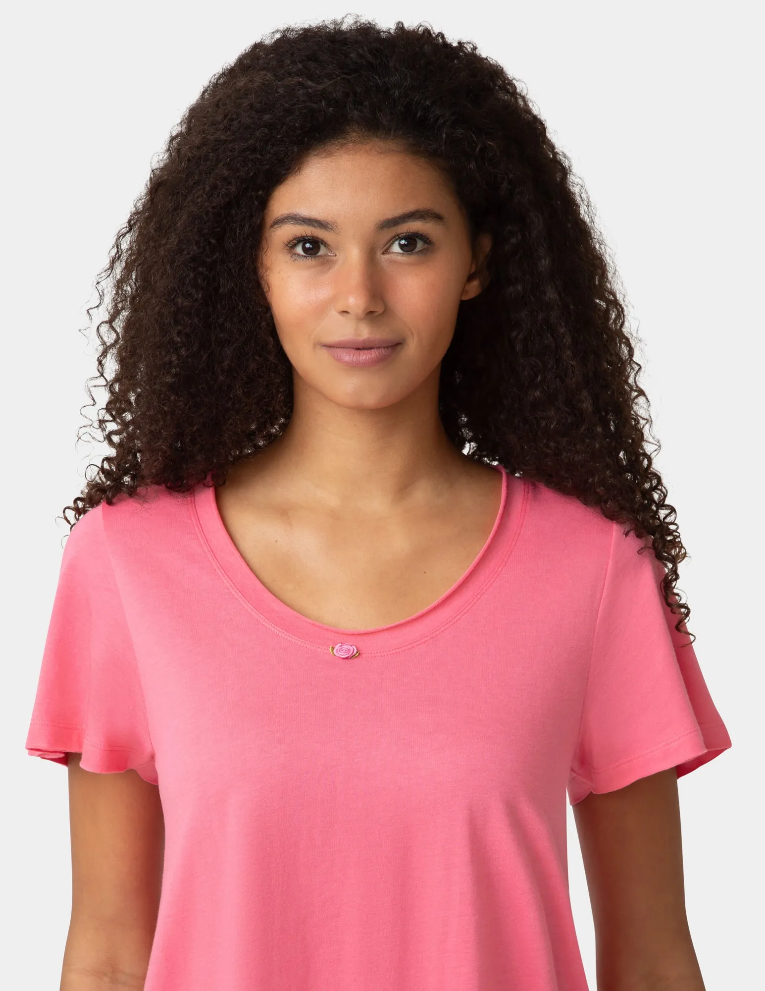 Short Sleeve Rosette PJ Tee sold by HUE product image thumbnail 5