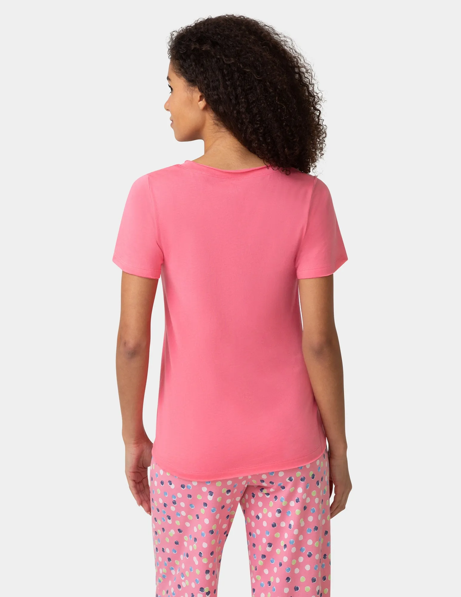 Short Sleeve Rosette PJ Tee sold by HUE product image thumbnail 3
