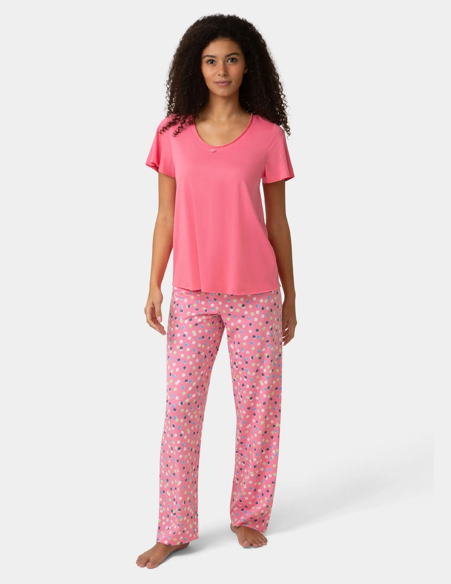 Short Sleeve Rosette PJ Tee sold by HUE product image thumbnail 2