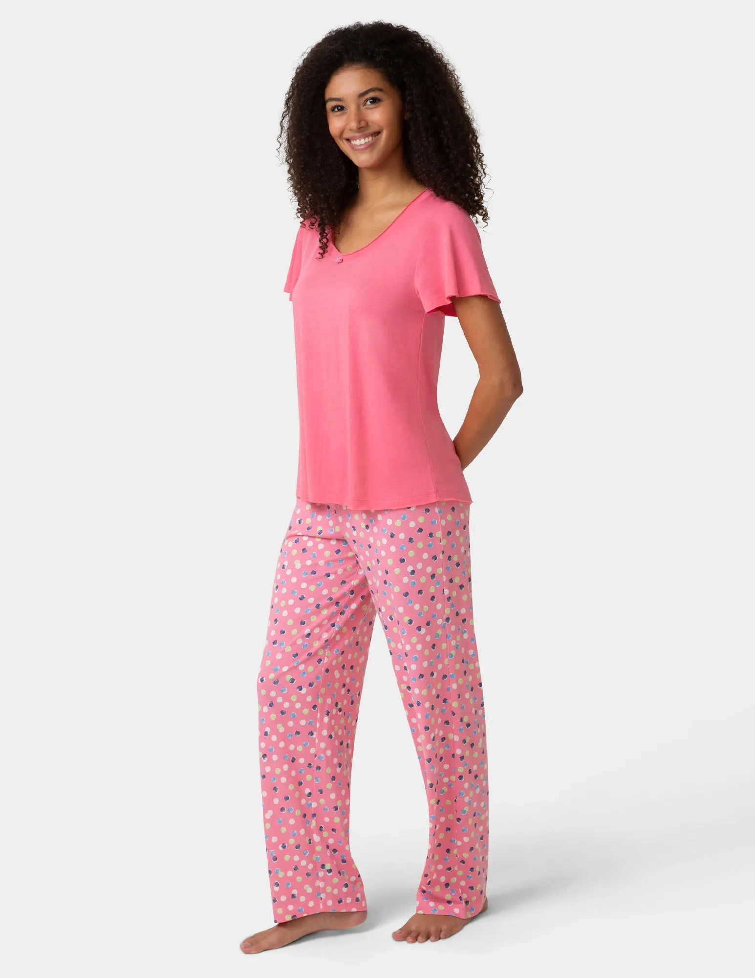 Short Sleeve Rosette PJ Tee sold by HUE product image thumbnail 4