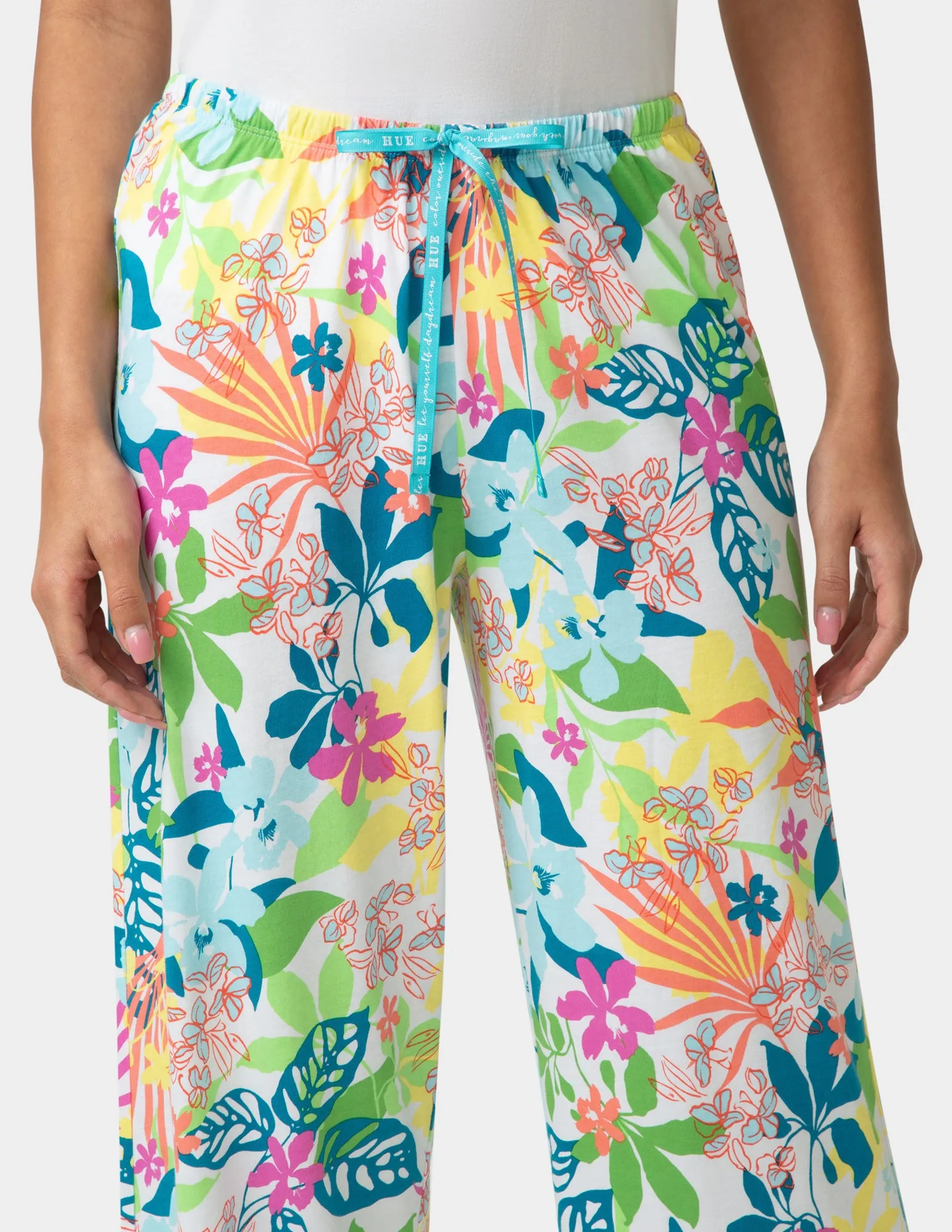 Fun Time Floral PJ Capri sold by HUE product image thumbnail 5