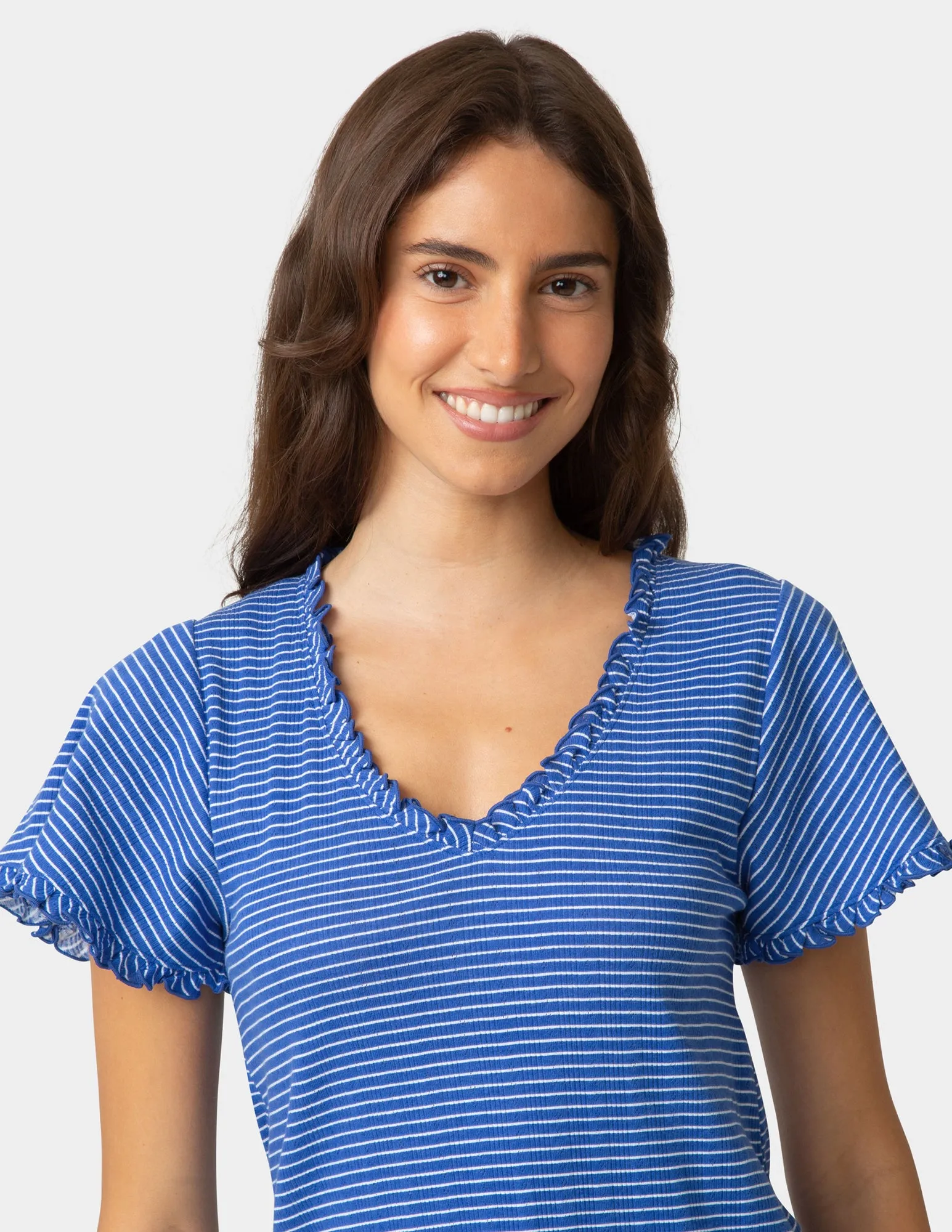 Pointelle PJ Tee sold by HUE product image thumbnail 5