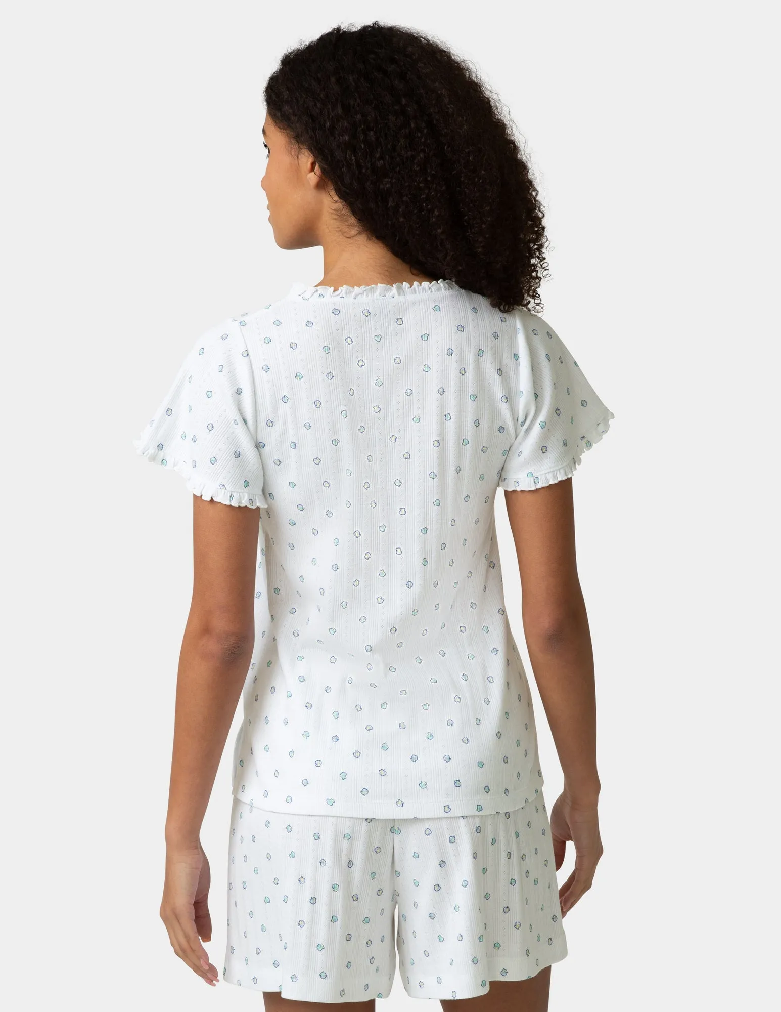 Pointelle PJ Tee sold by HUE product image thumbnail 3