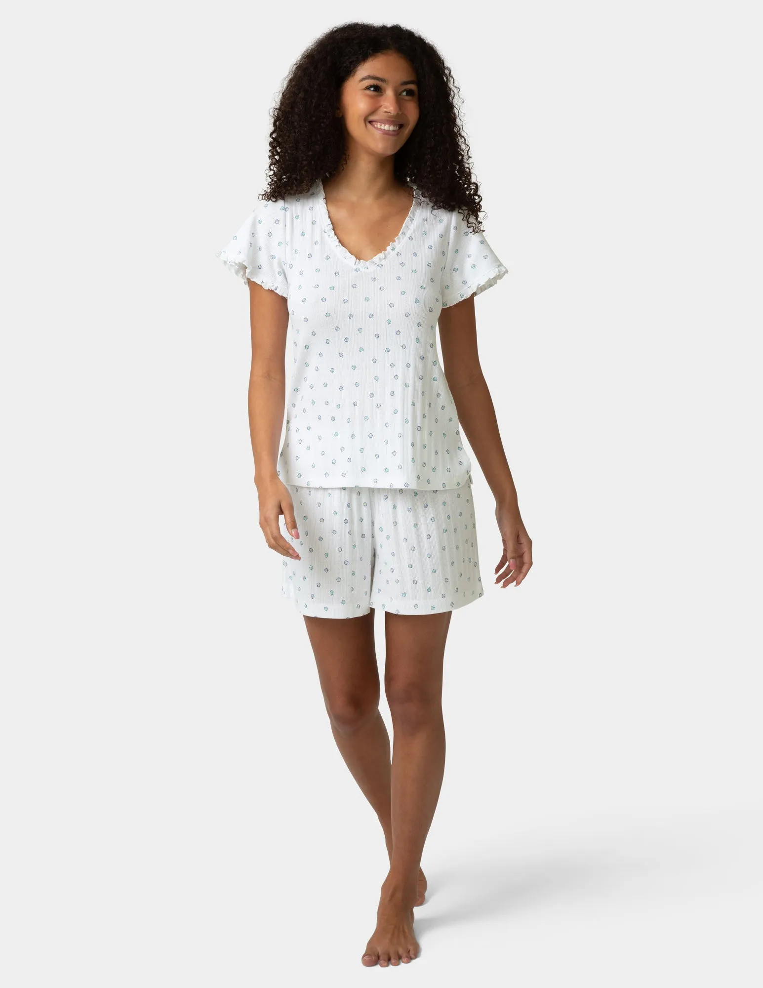 Pointelle PJ Tee sold by HUE product image thumbnail 2