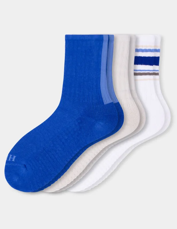 Air Cushion Sport Crew 3 Pair Pack made by HUE