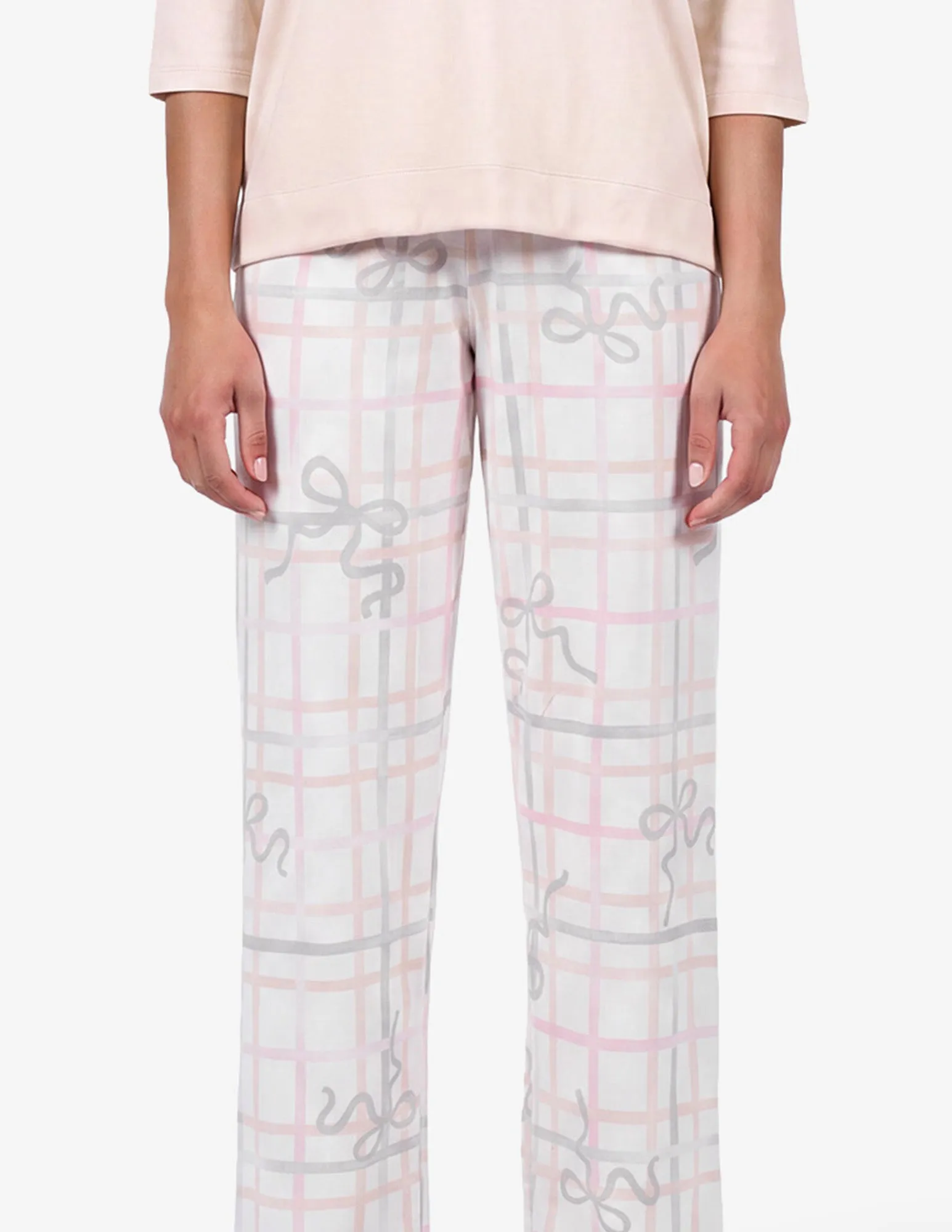 Brushed Loose Knit PJ Set sold by HUE product image thumbnail 4