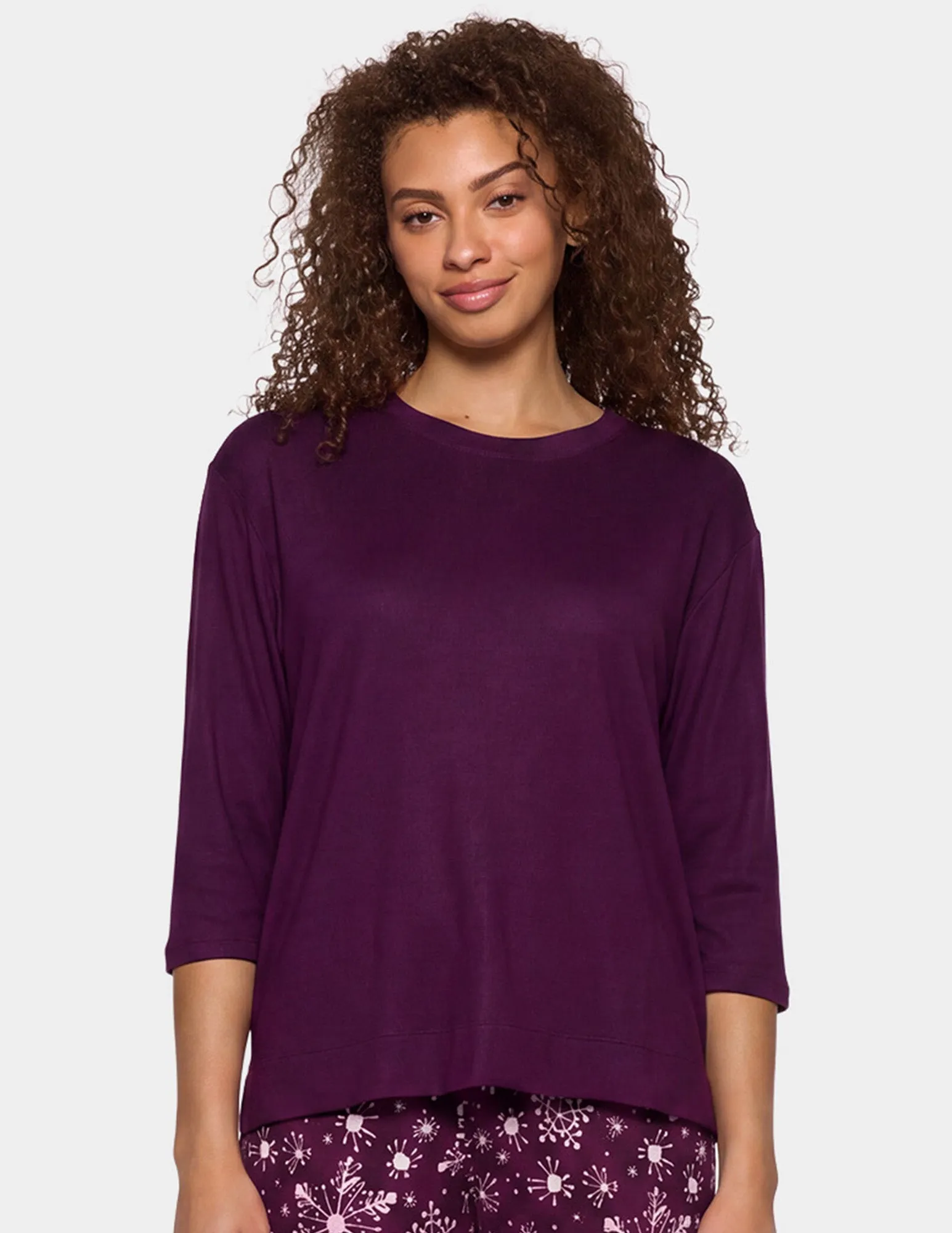 Brushed Loose Knit PJ Set sold by HUE product image thumbnail 3