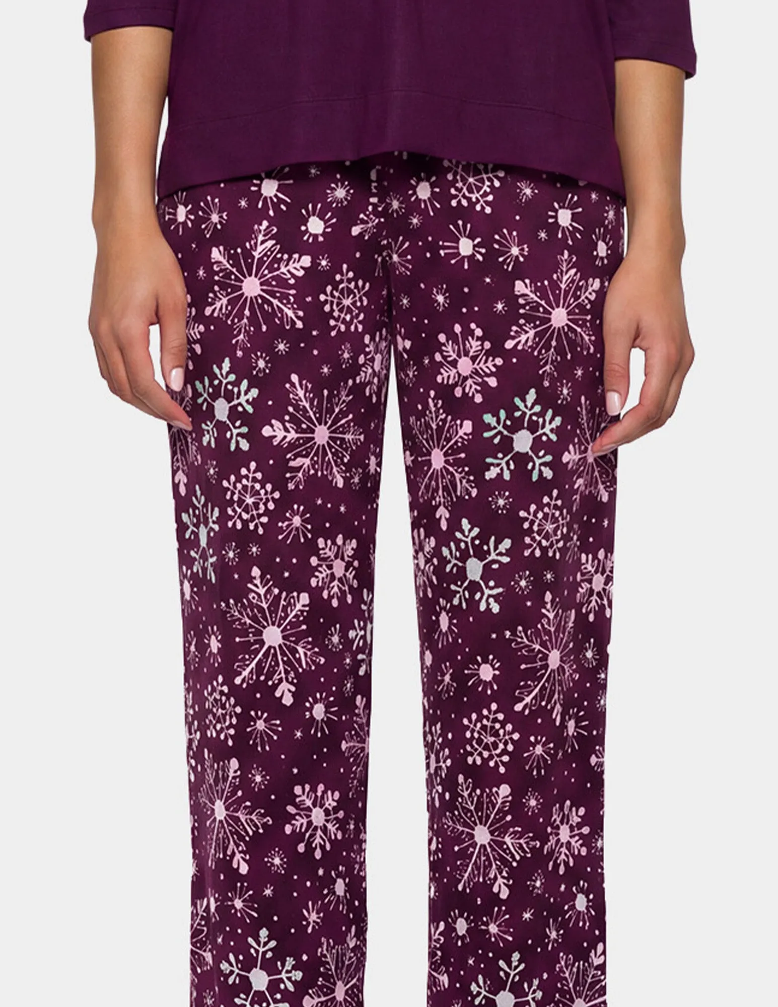 Brushed Loose Knit PJ Set sold by HUE product image thumbnail 4