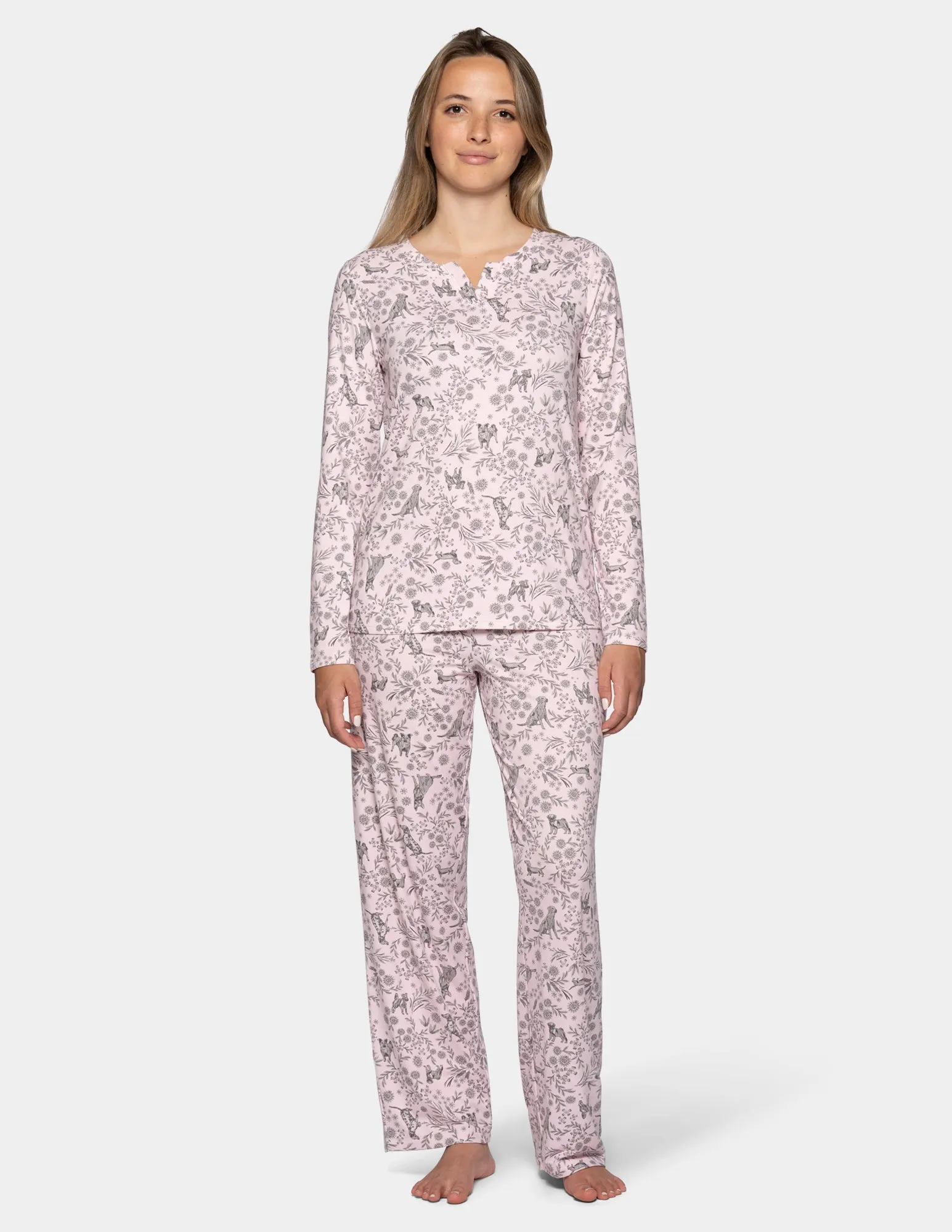 Timeless Jersey PJ Set sold by HUE