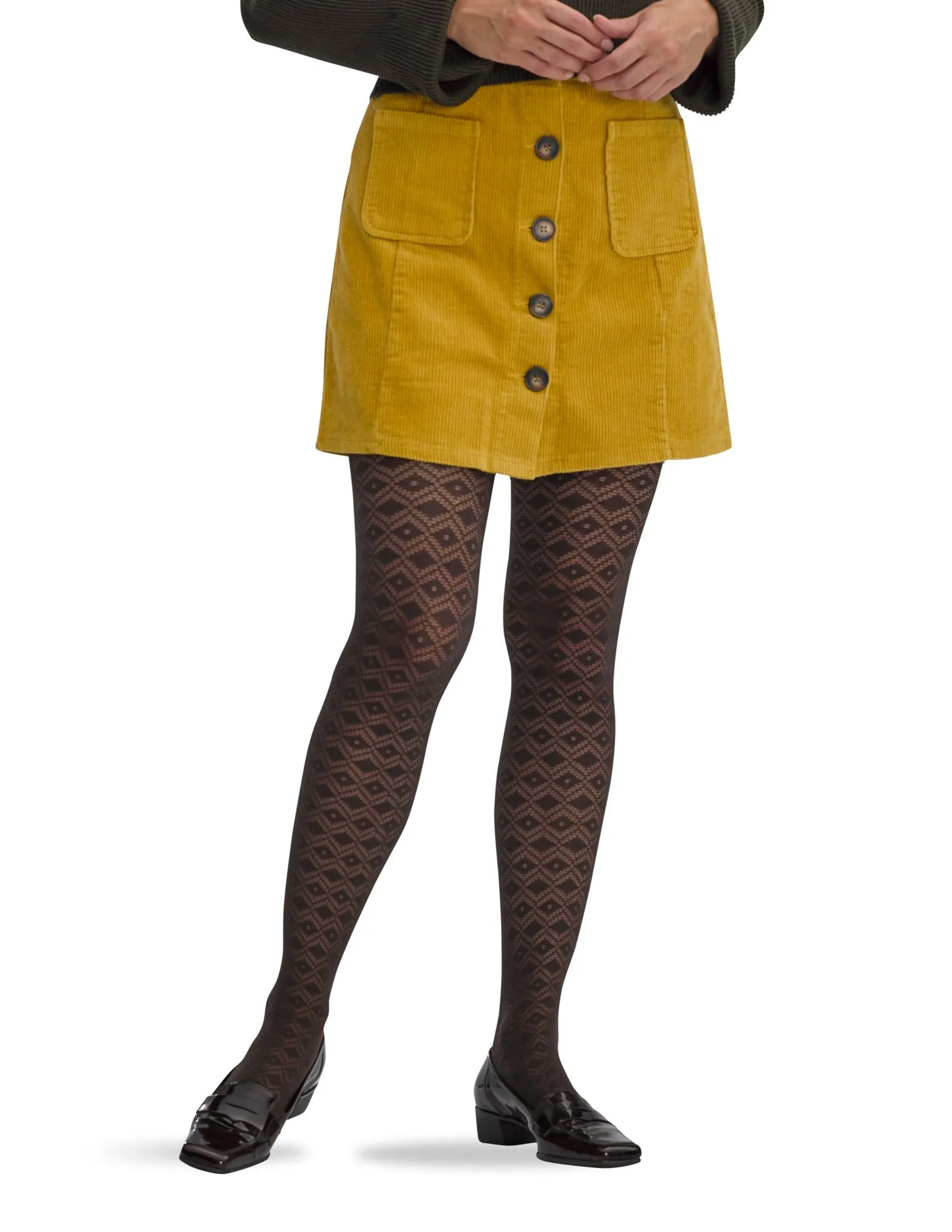 Deco Diamond Tights sold by HUE