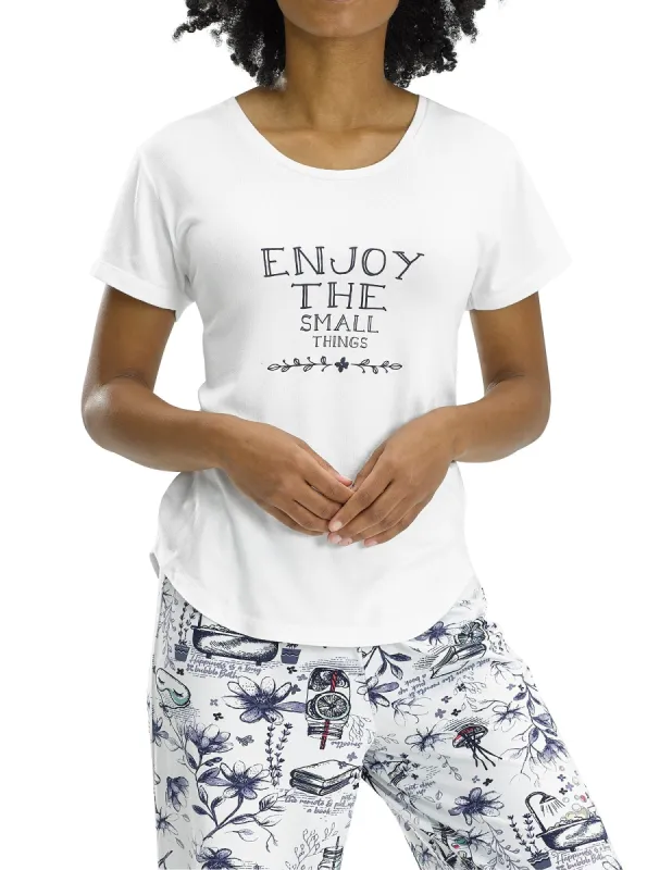 Enjoy The Small Things Short Sleeve Tee sold by HUE
