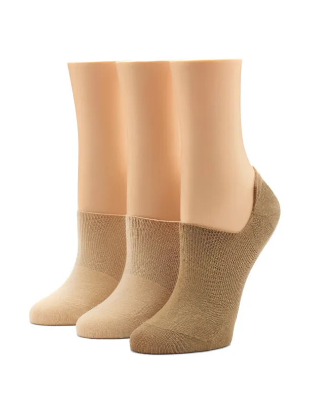 Cotton No Show Arch Hug Sock 3 Pair Pack sold by HUE