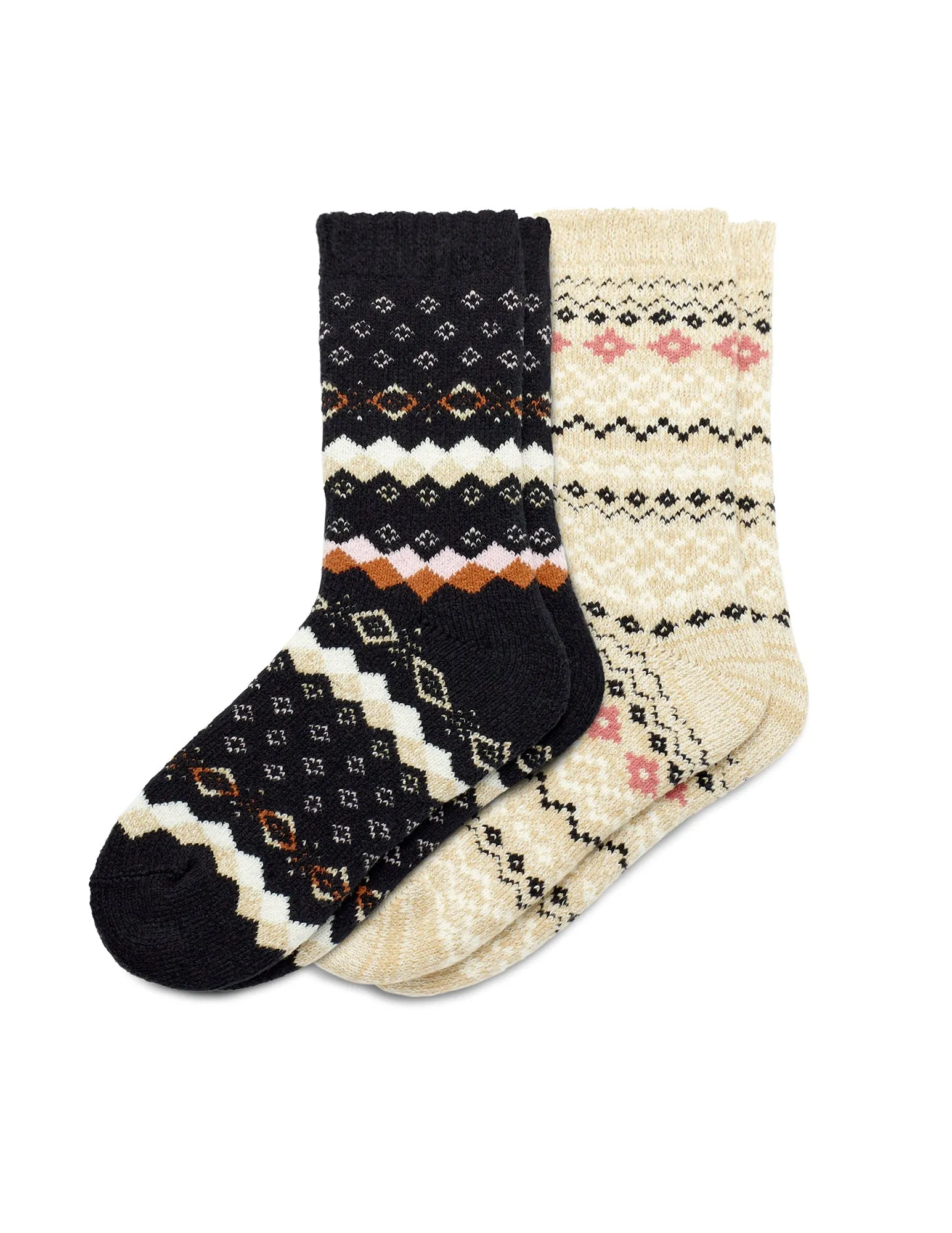 My Favorite Fairisle Crew Sock 2 Pair Pack sold by HUE