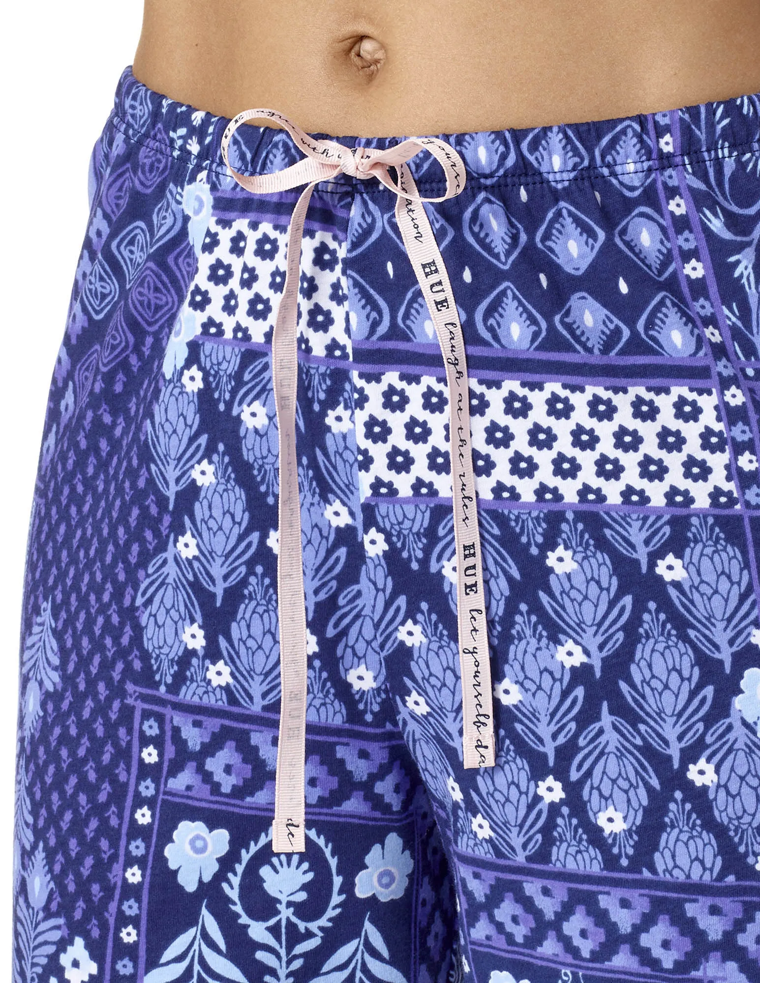 Patchwork At Play Capri PJ Pant sold by HUE product image thumbnail 2