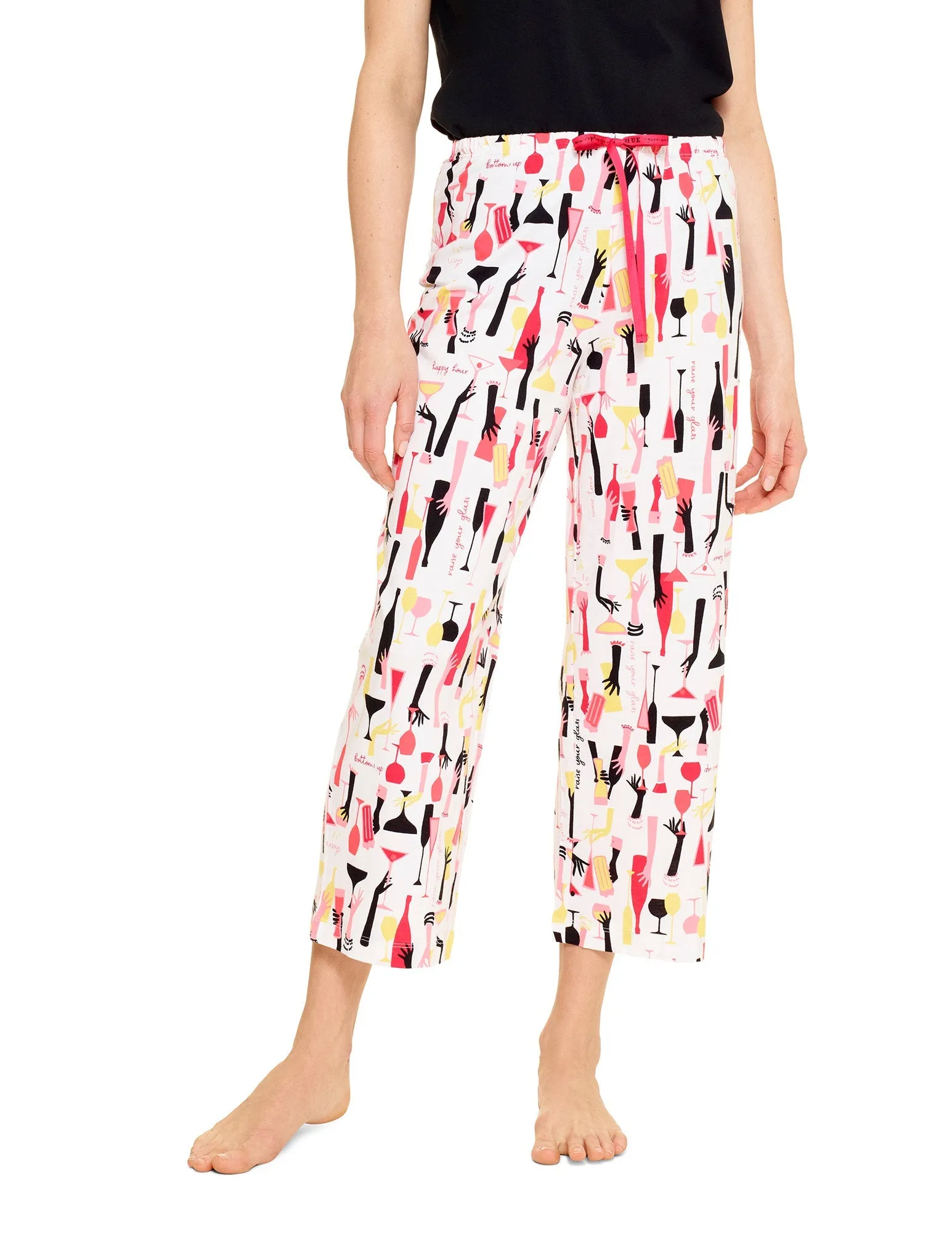 Raise Your Glass Capri PJ Pant sold by HUE