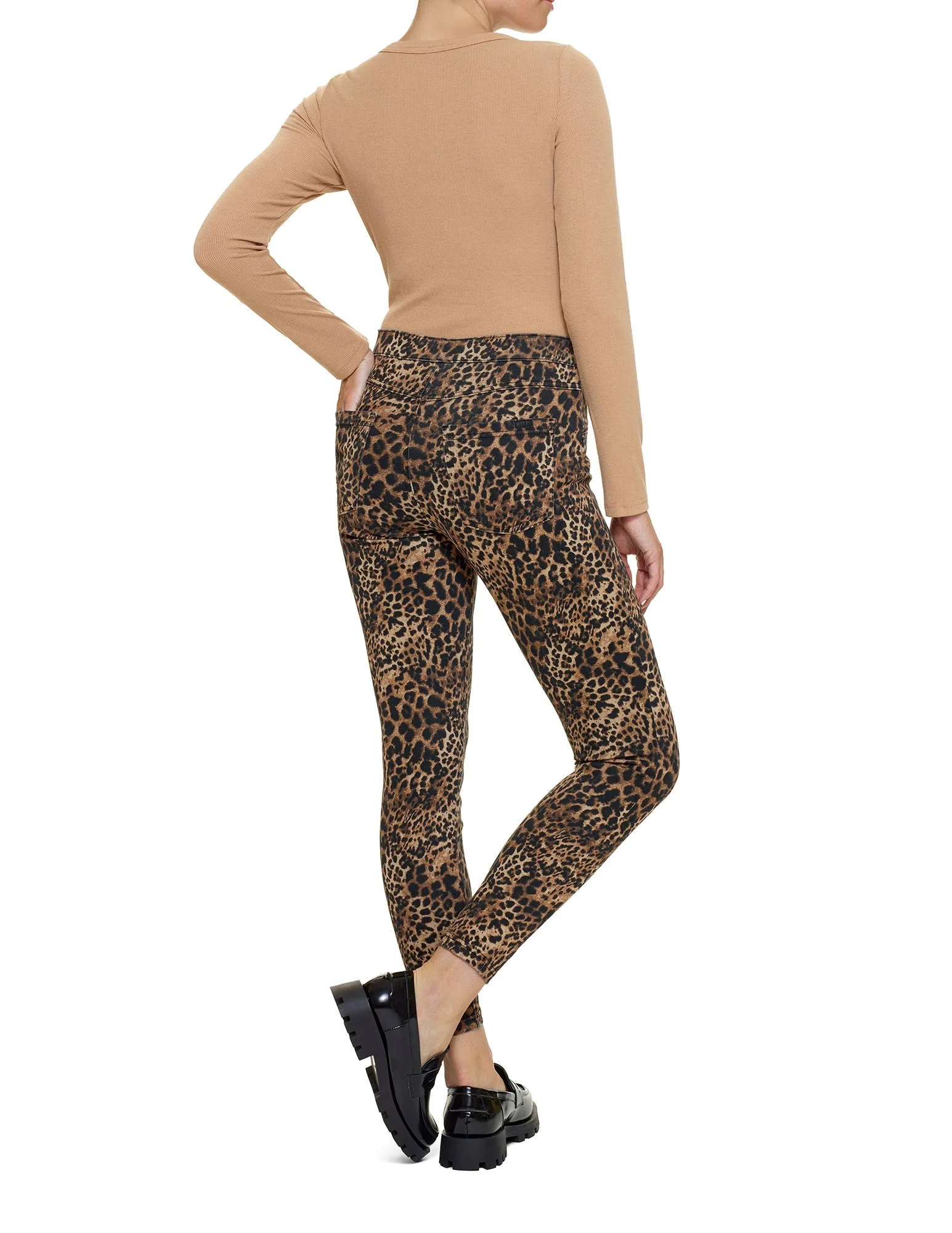 Hi-Rise Leopard Denim Legging sold by HUE product image thumbnail 2