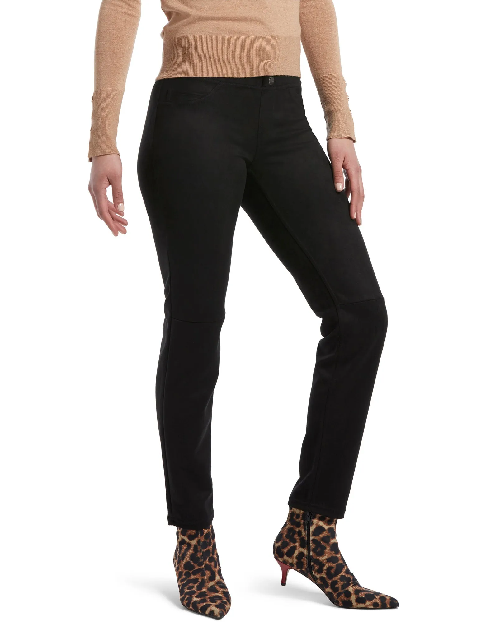 Microsueded Straight Leg Leggings sold by HUE product image thumbnail 2
