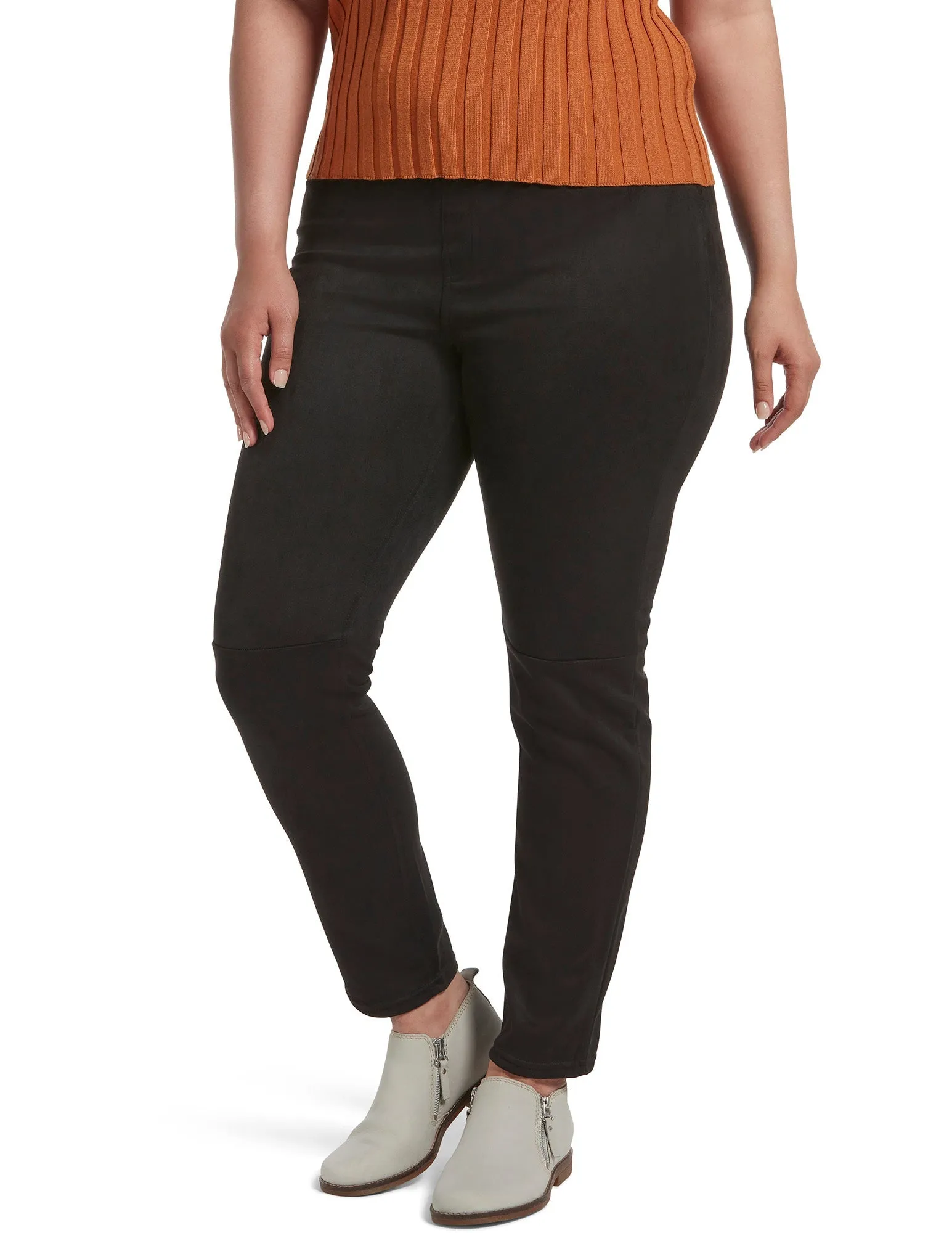 Microsueded Straight Leg Leggings sold by HUE