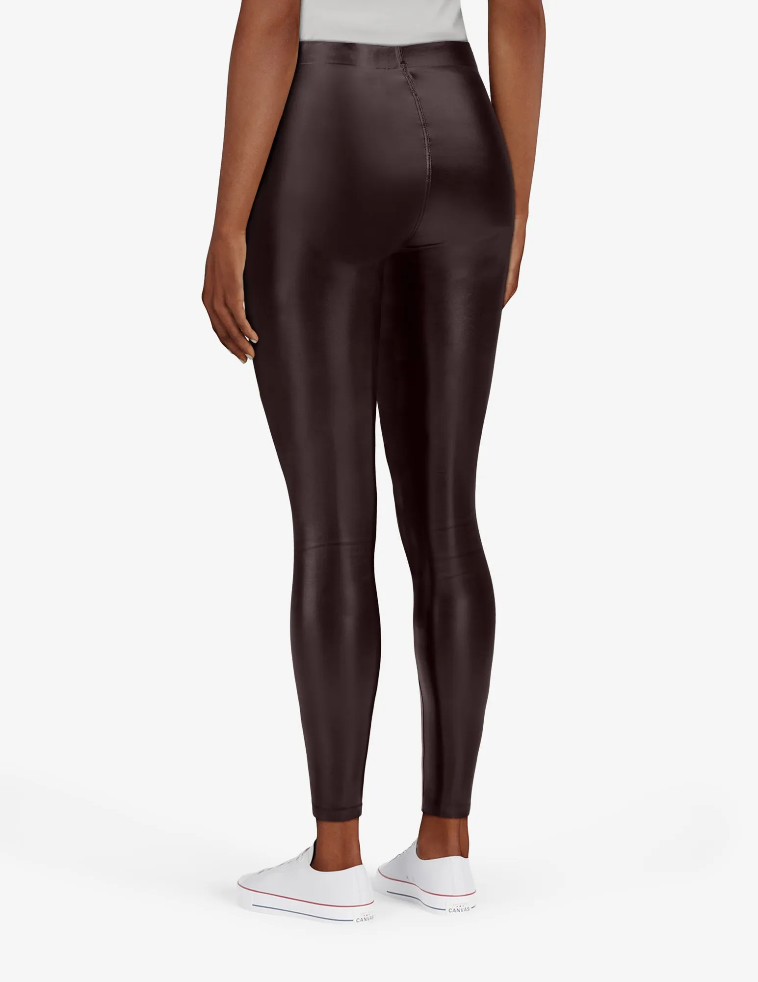 Leatherette High Rise Leggings sold by HUE product image thumbnail 2