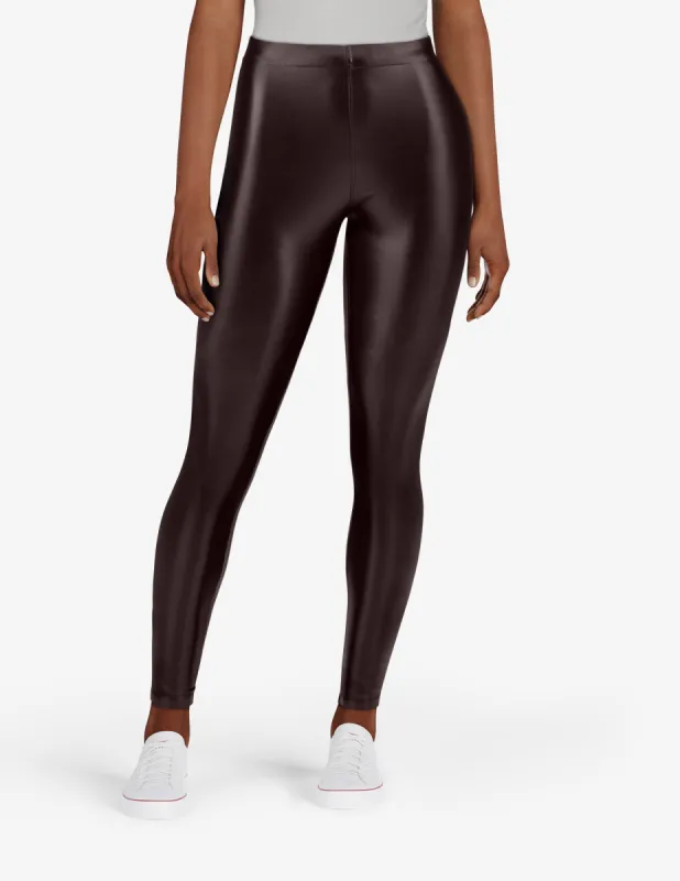 Leatherette High Rise Leggings sold by HUE