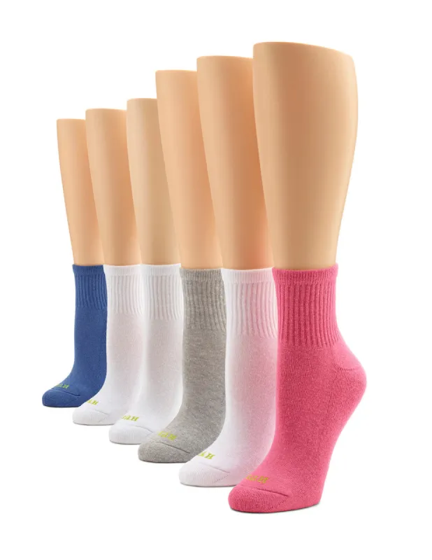 Sport Mini Crew Sock 6 Pair Pack sold by HUE