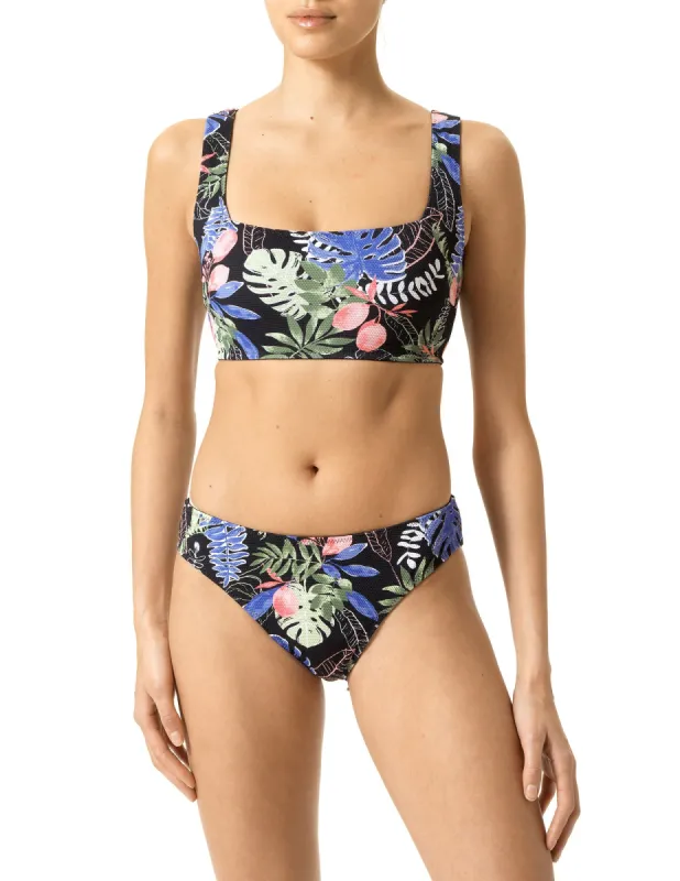 Tropical Breeze Reversible Sporty Bikini Top sold by HUE
