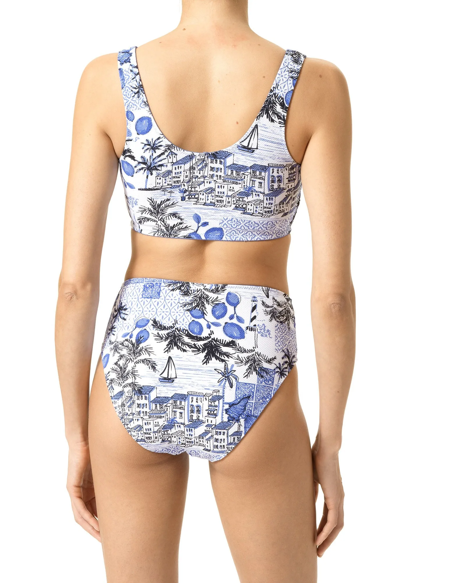 Ocean City Reversible Sporty Bikini Top sold by HUE product image thumbnail 3