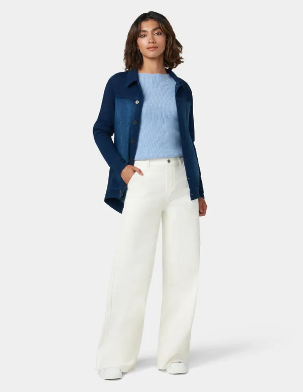 Olivia Wide Leg Denim Pant sold by HUE
