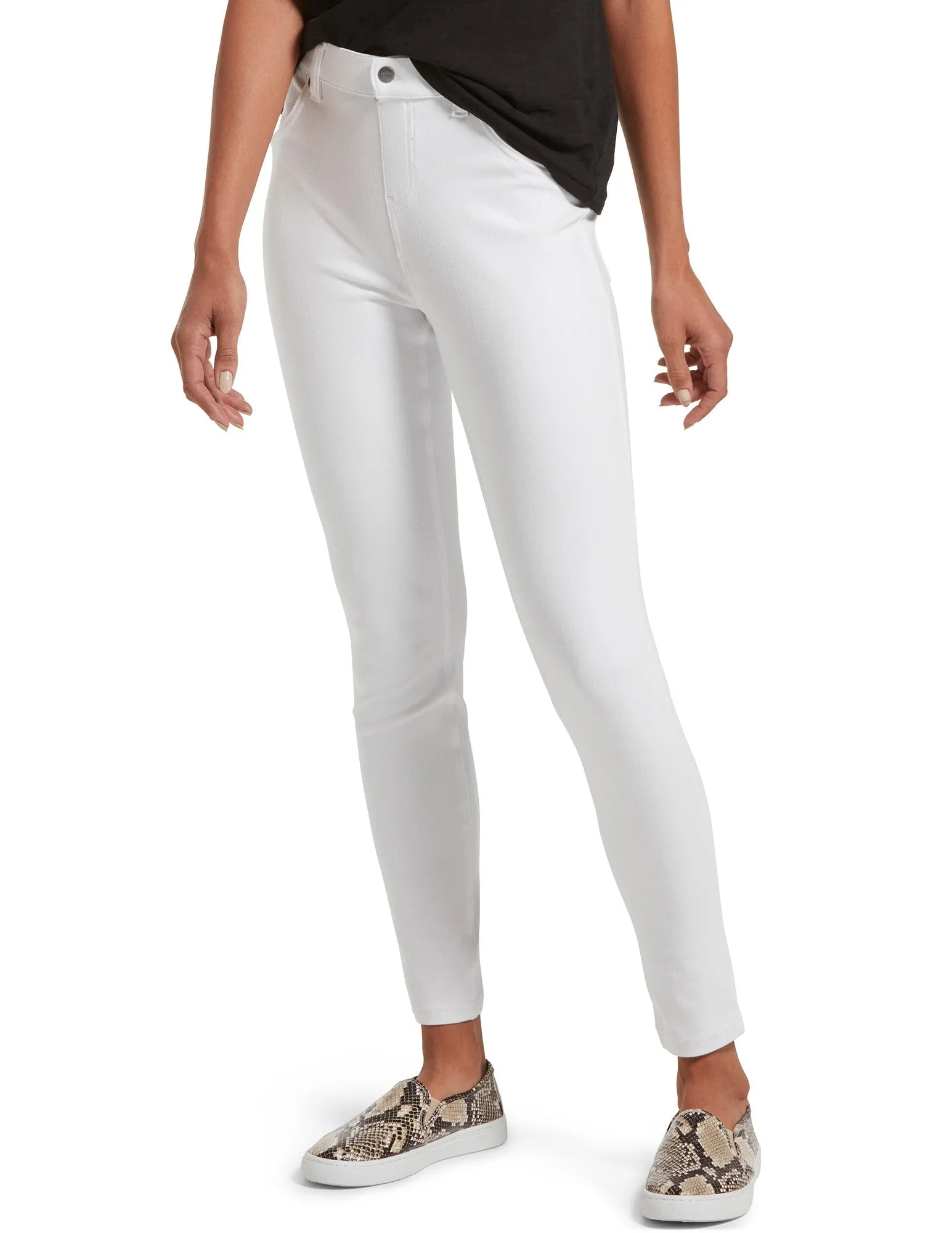 Curvy High Waist Ultra Soft Denim Legging sold by HUE