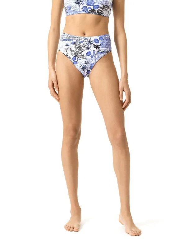 Ocean City Reversible High Rise Bikini Bottom sold by HUE