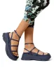 Tropical Essential Denim Capri sold by HUE